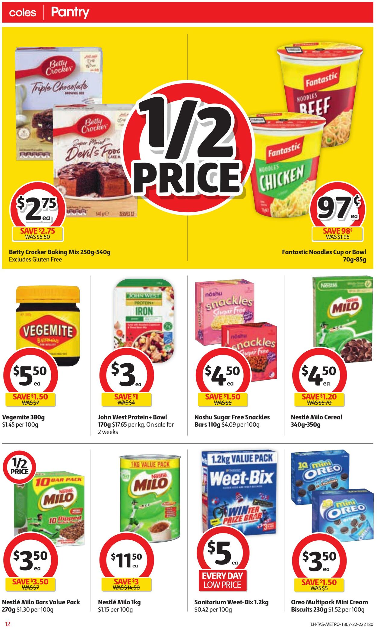 Catalogue Coles 13.07.2022 - 19.07.2022