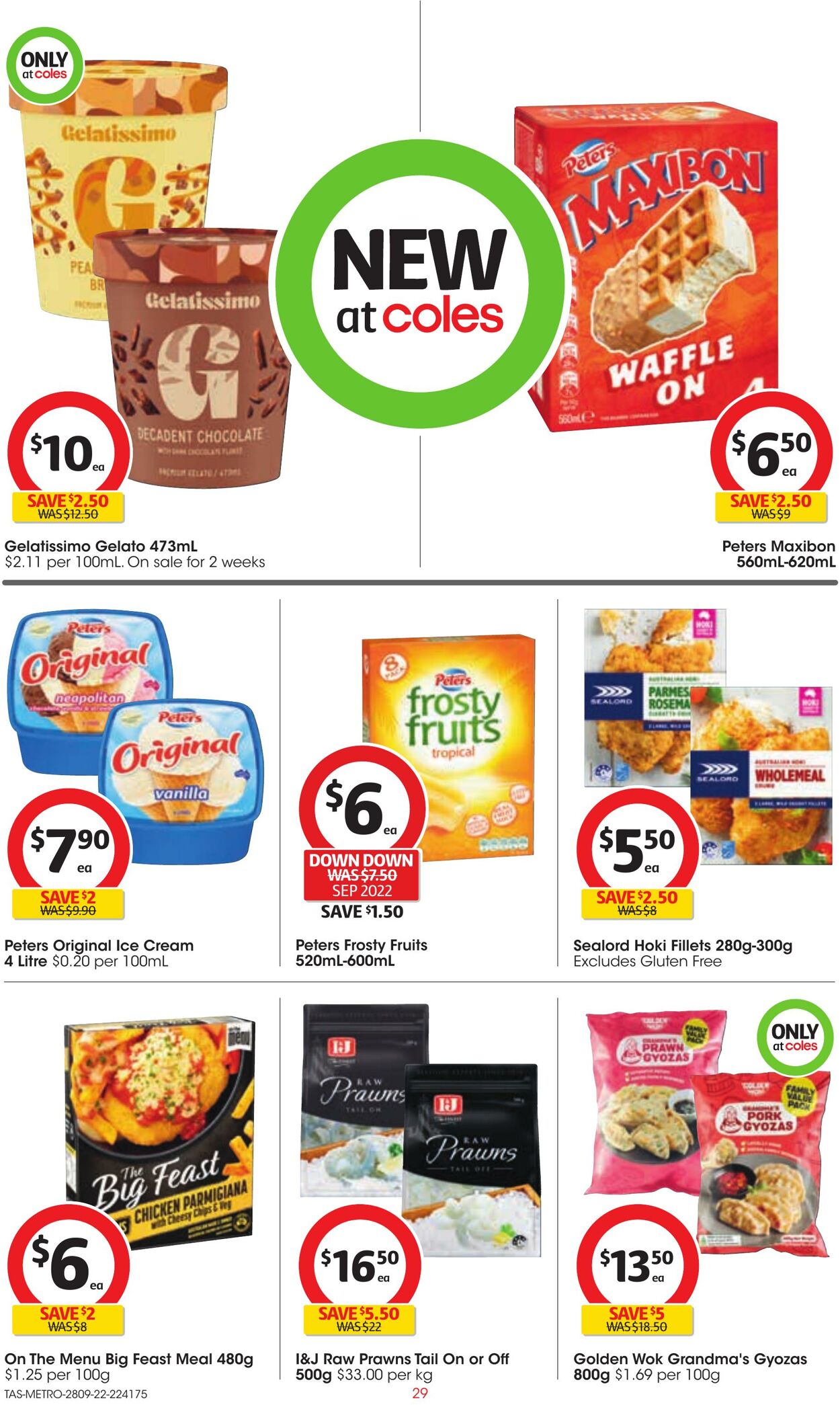 Catalogue Coles 28.09.2022 - 04.10.2022