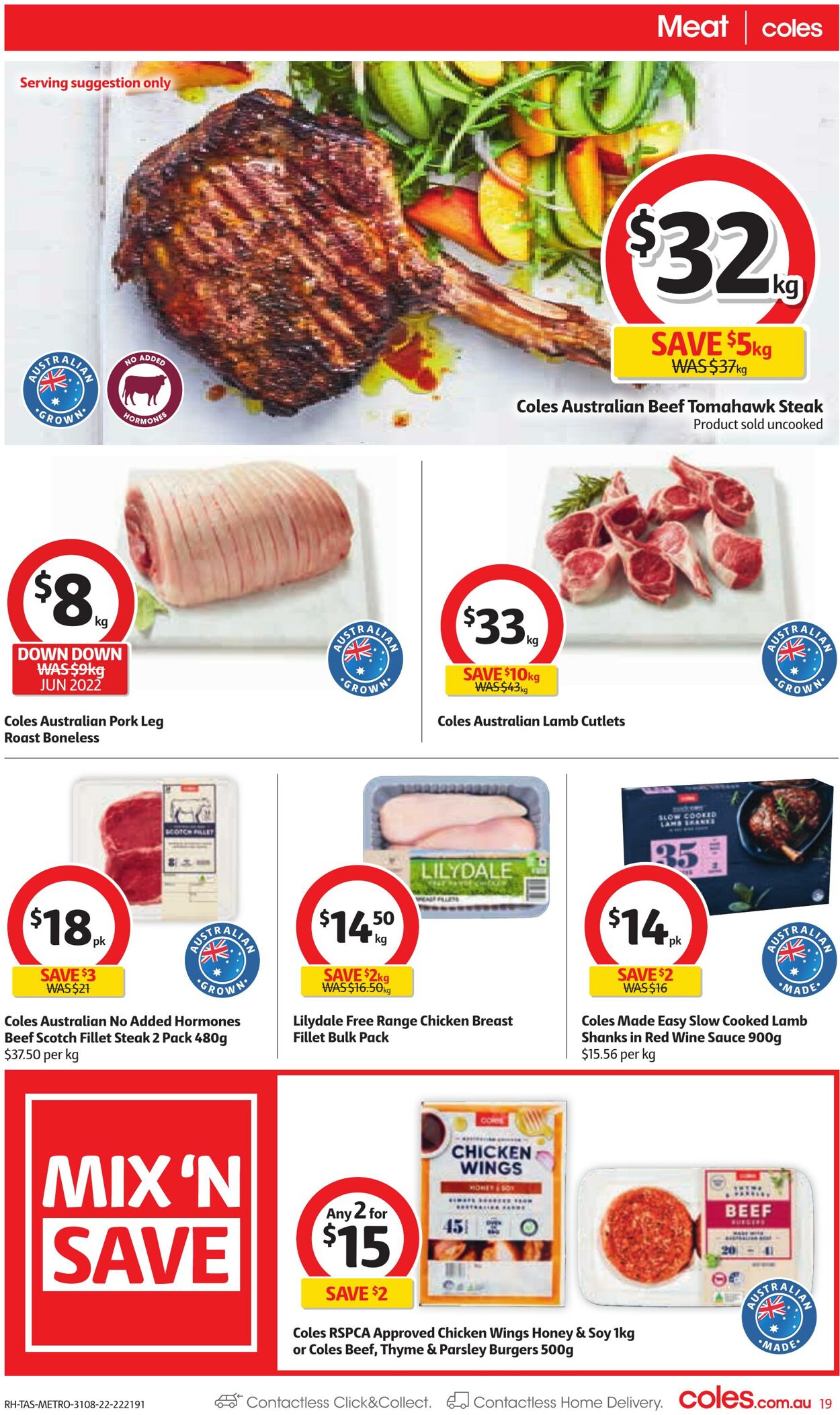 Catalogue Coles 31.08.2022 - 06.09.2022