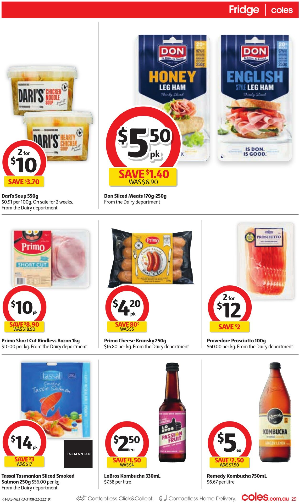 Catalogue Coles 31.08.2022 - 06.09.2022