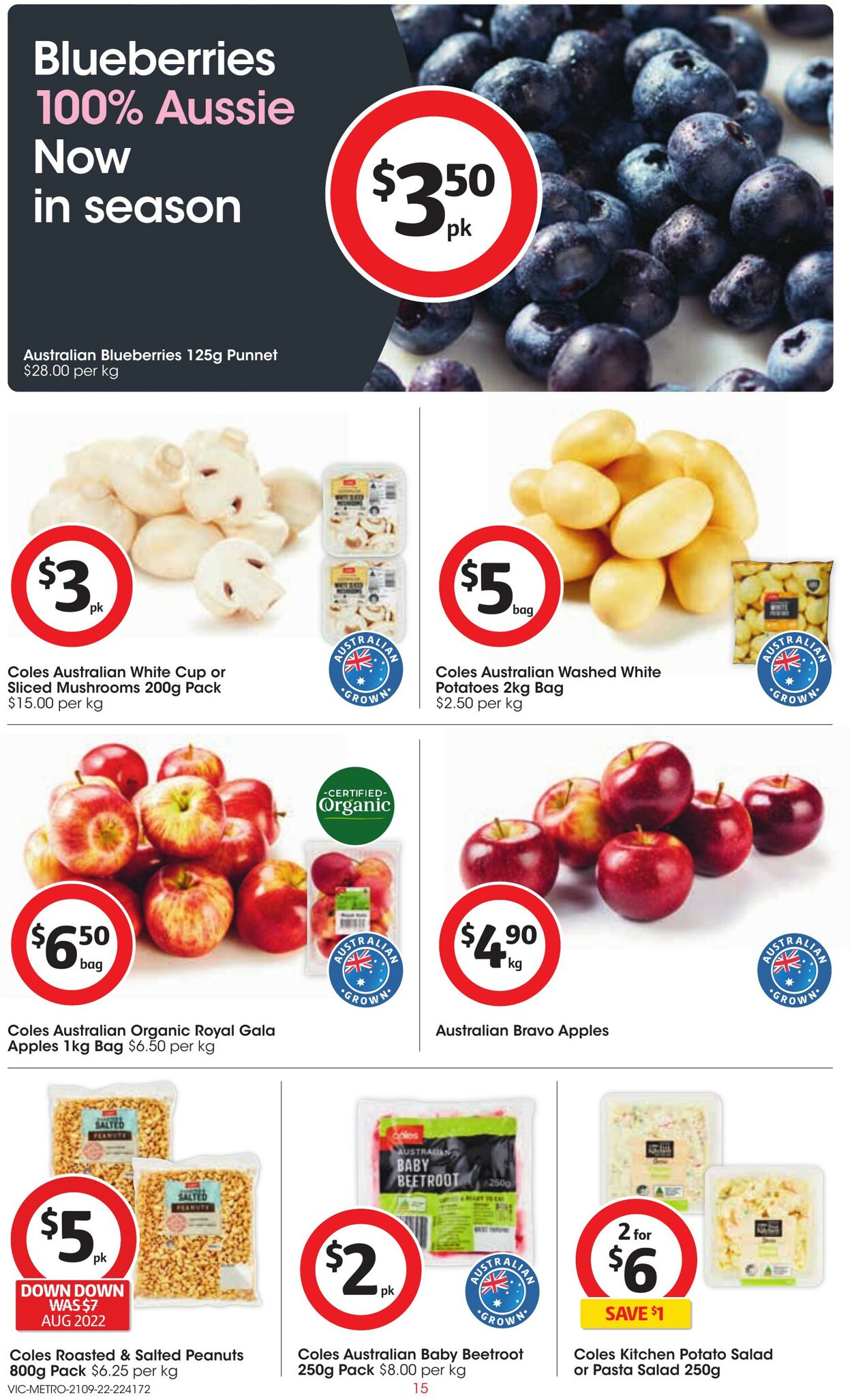 Catalogue Coles 21.09.2022 - 27.09.2022