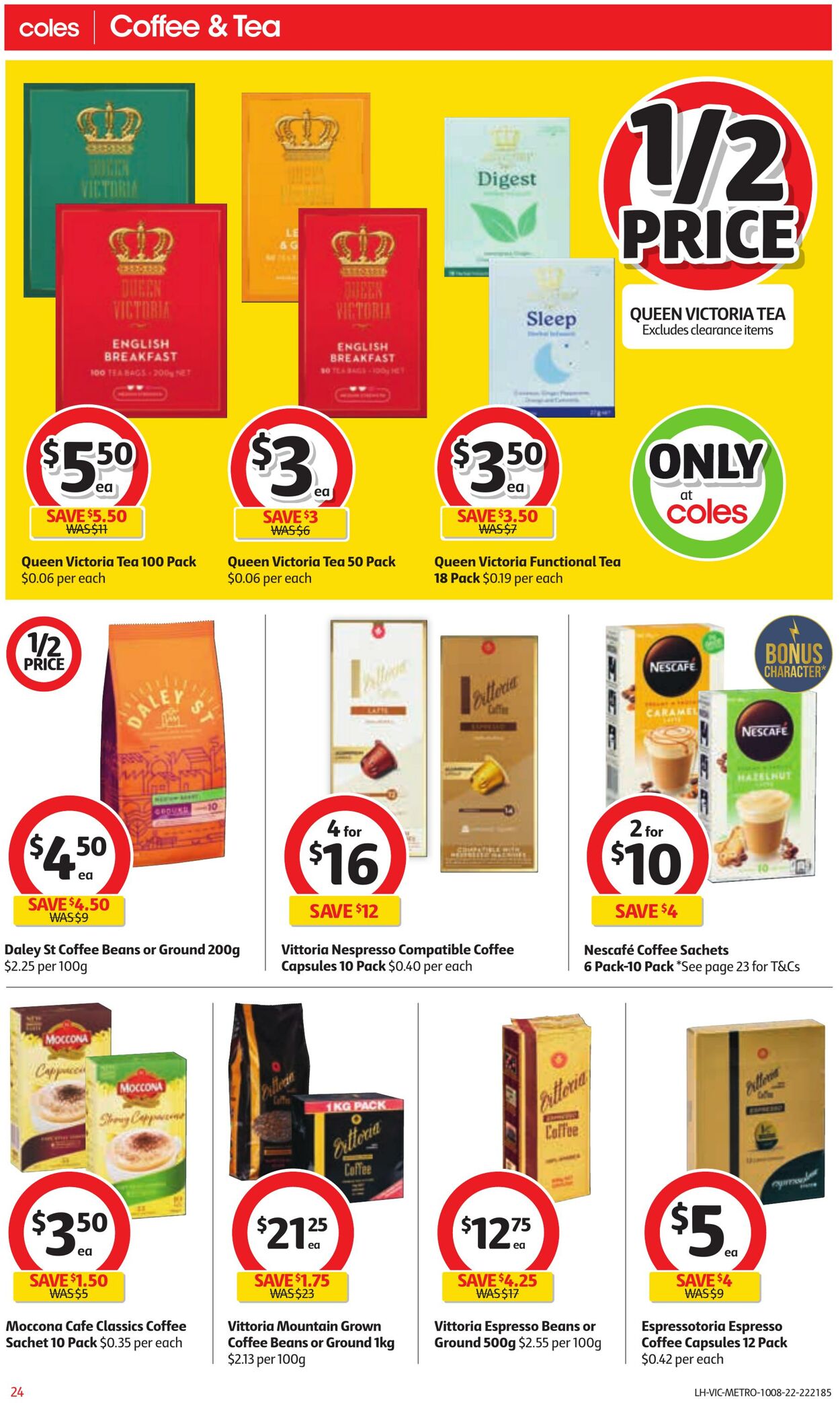 Catalogue Coles 10.08.2022 - 16.08.2022