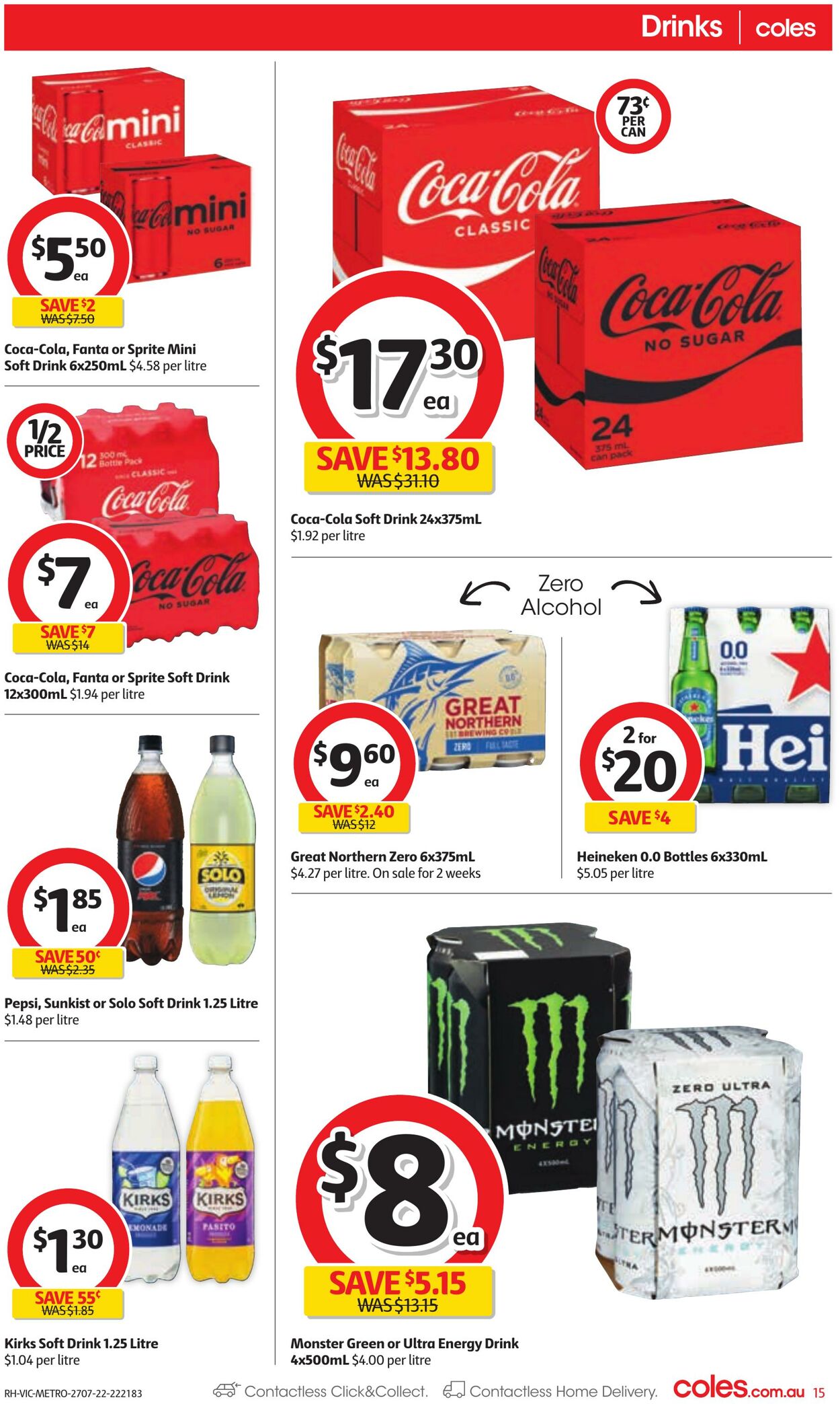 Catalogue Coles 27.07.2022 - 02.08.2022