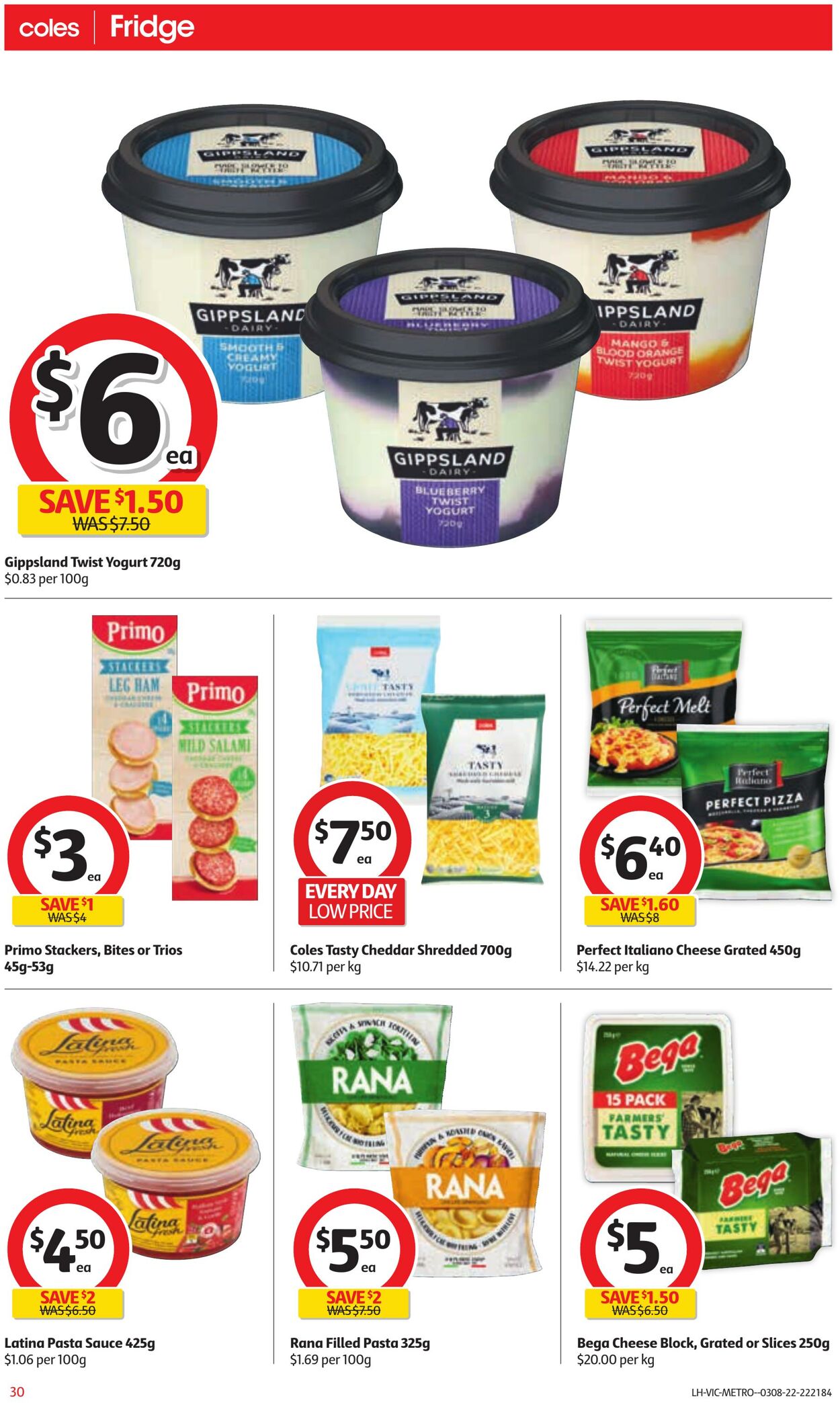 Catalogue Coles 03.08.2022 - 09.08.2022