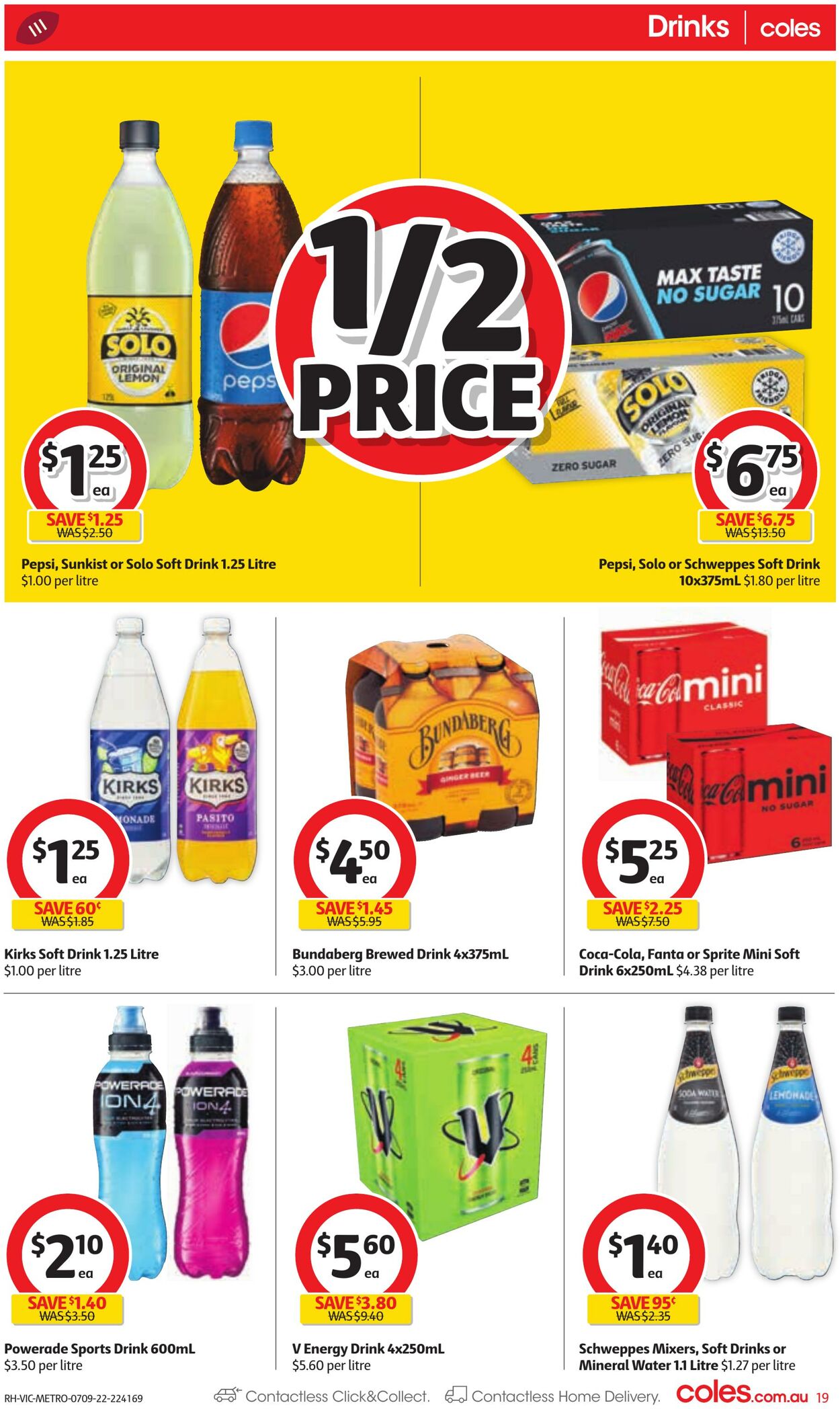 Catalogue Coles 07.09.2022 - 13.09.2022