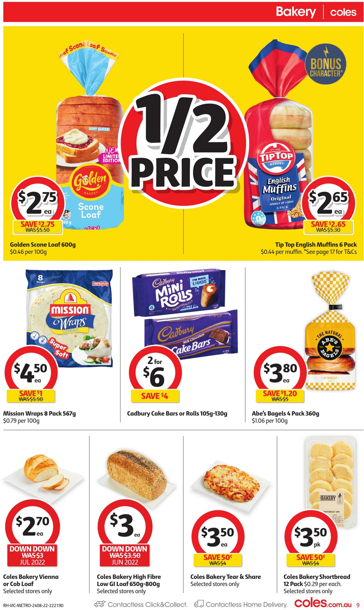 Catalogue Coles 24.08.2022 - 30.08.2022