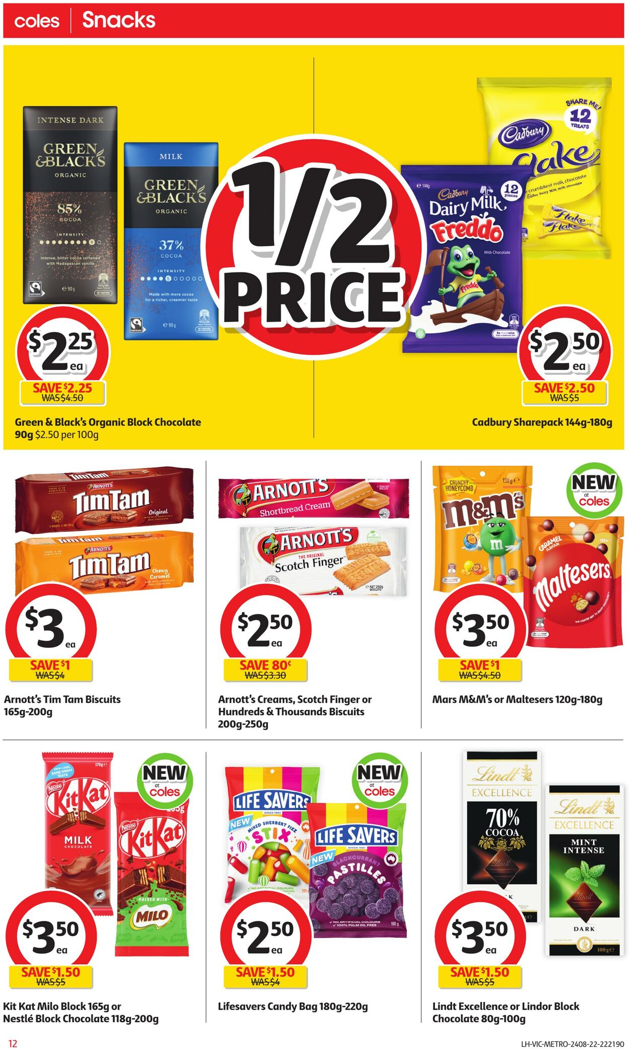 Catalogue Coles 24.08.2022 - 30.08.2022