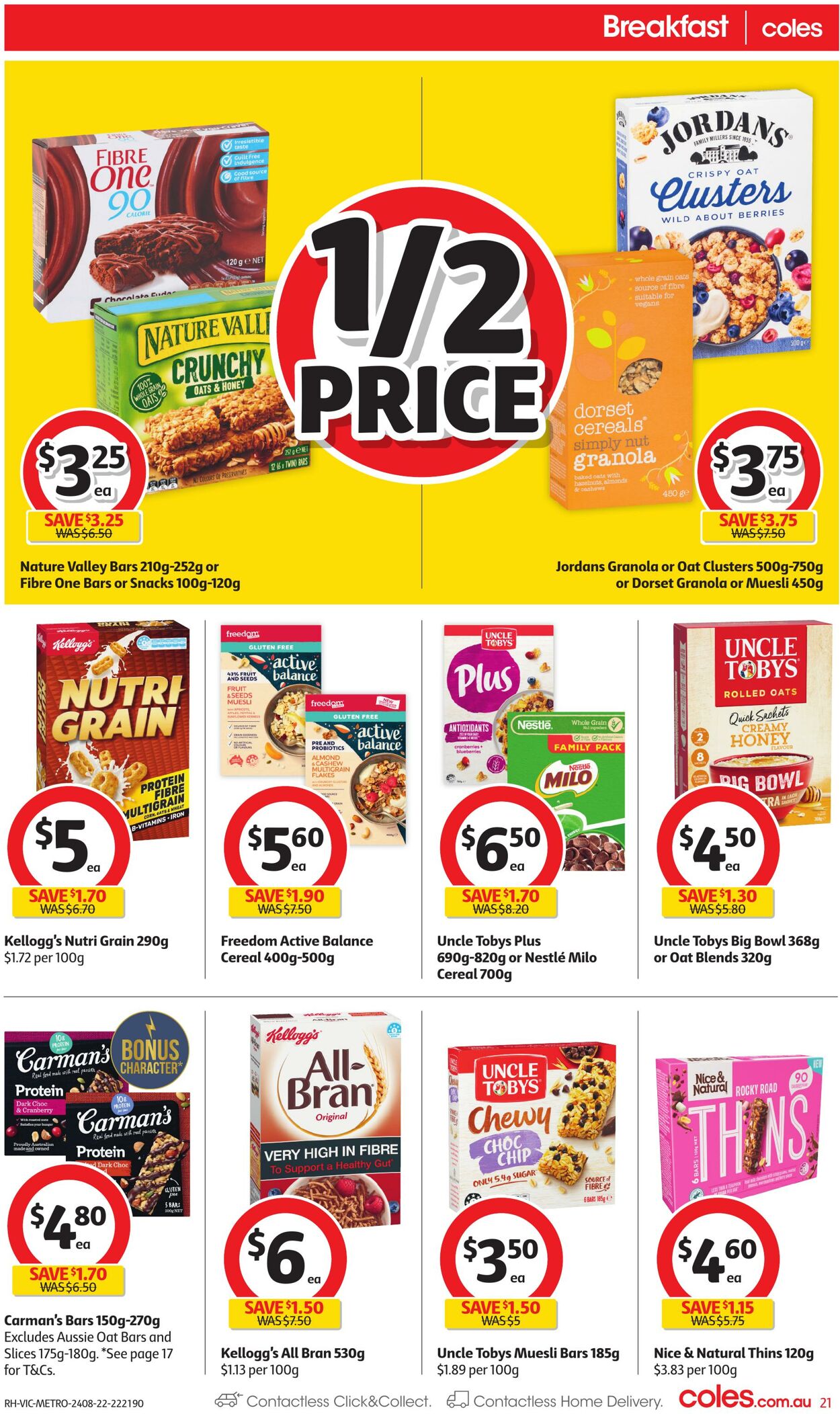 Catalogue Coles 24.08.2022 - 30.08.2022