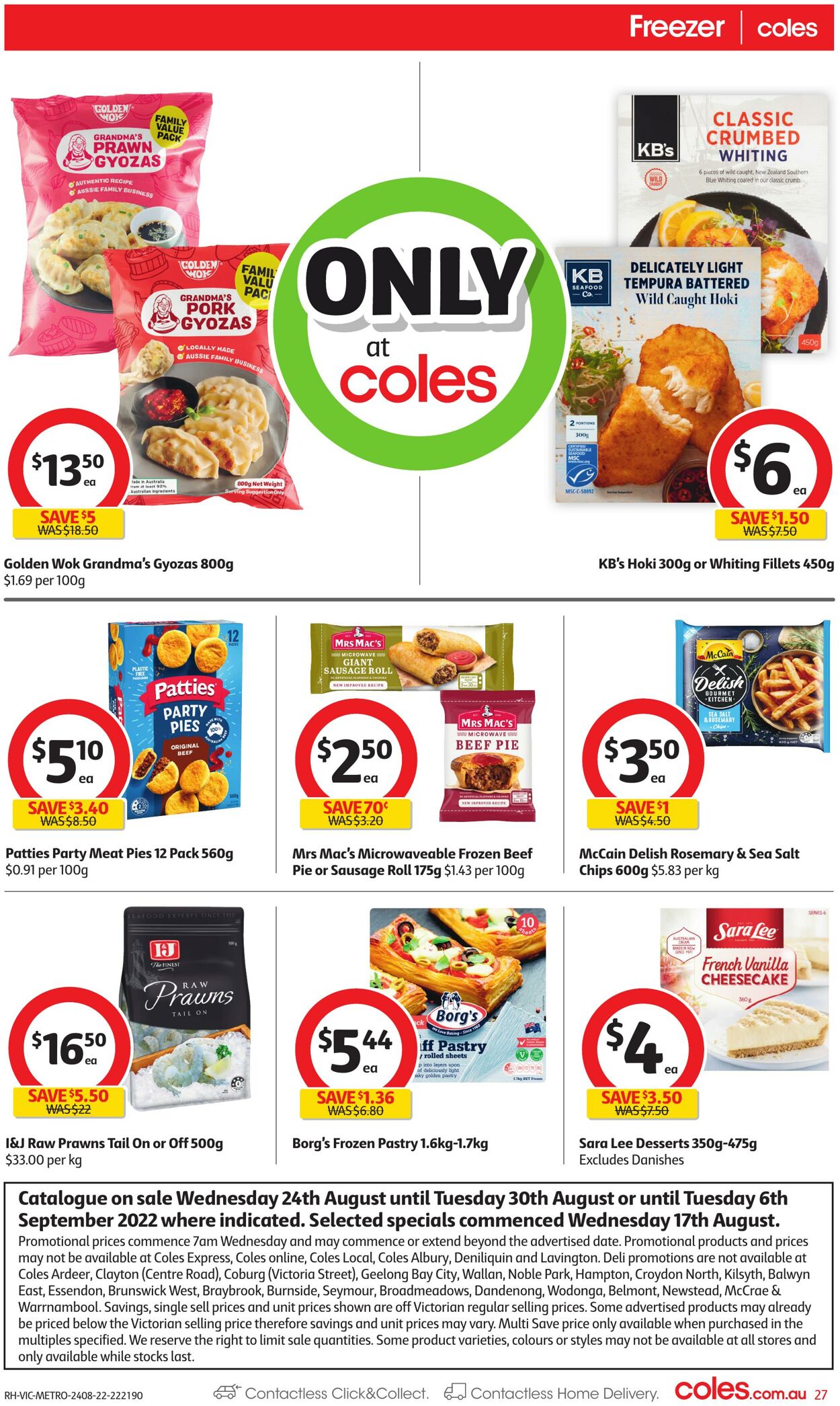 Catalogue Coles 24.08.2022 - 30.08.2022