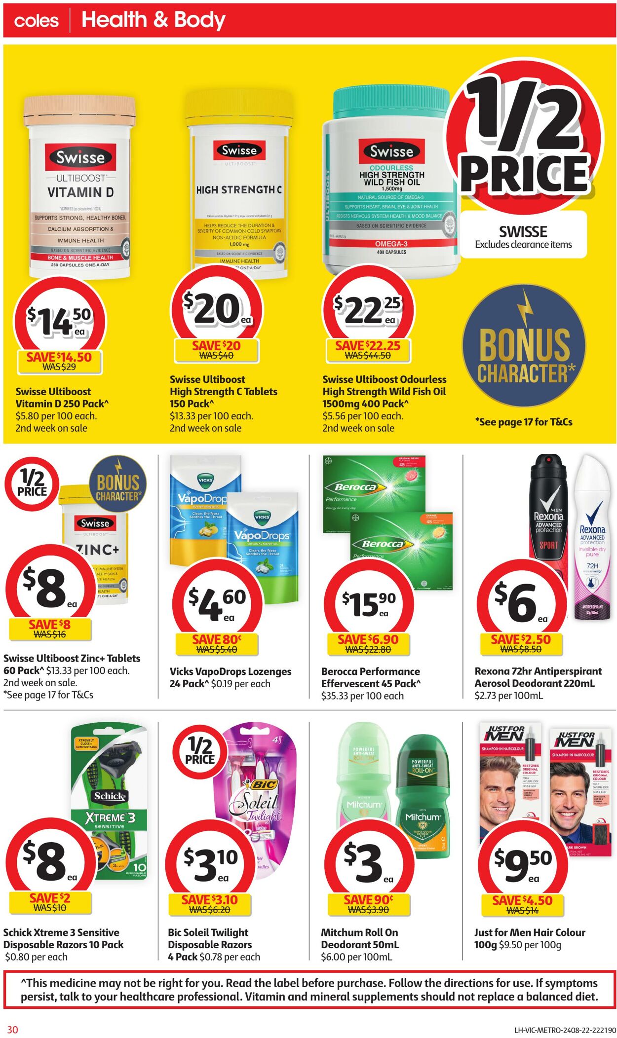 Catalogue Coles 24.08.2022 - 30.08.2022