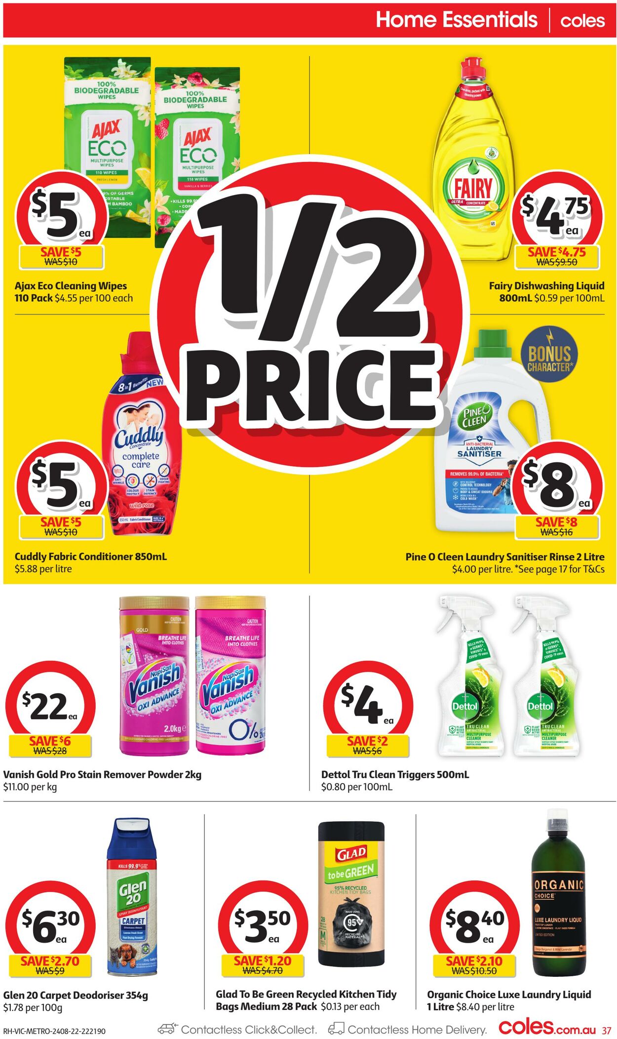 Catalogue Coles 24.08.2022 - 30.08.2022