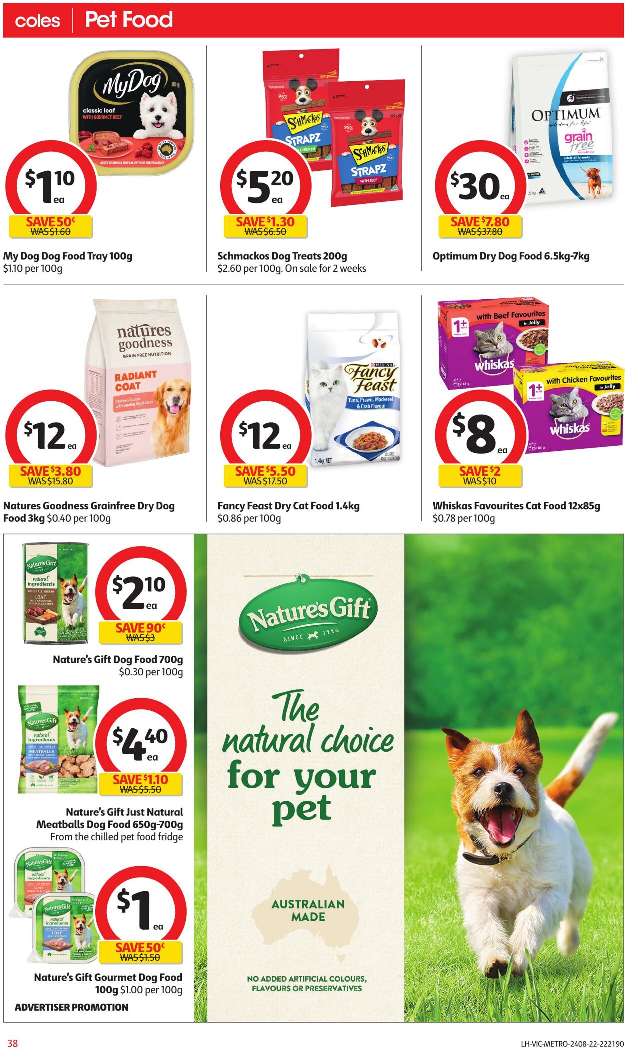 Catalogue Coles 24.08.2022 - 30.08.2022