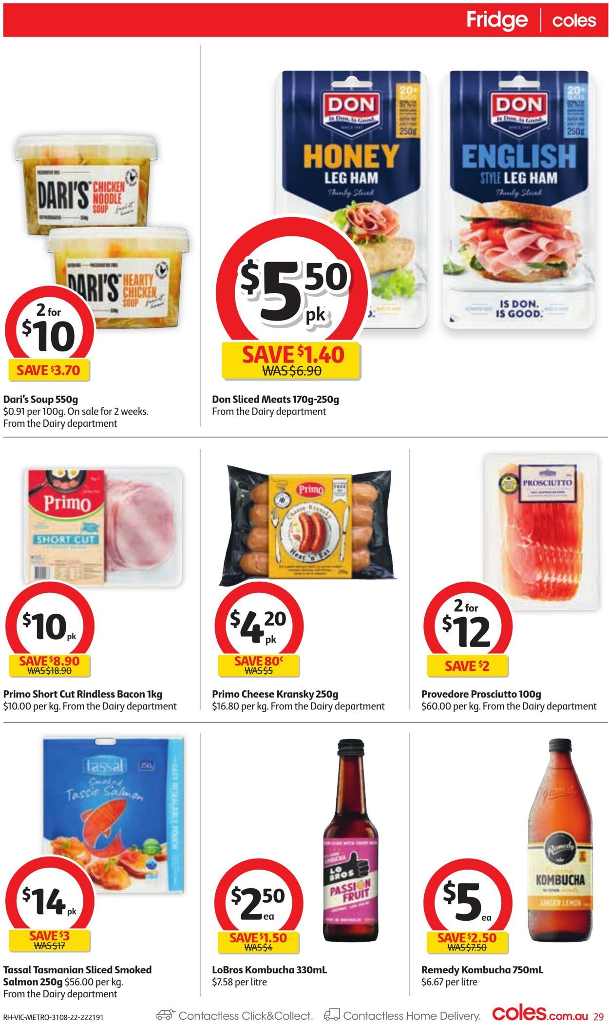 Catalogue Coles 31.08.2022 - 06.09.2022