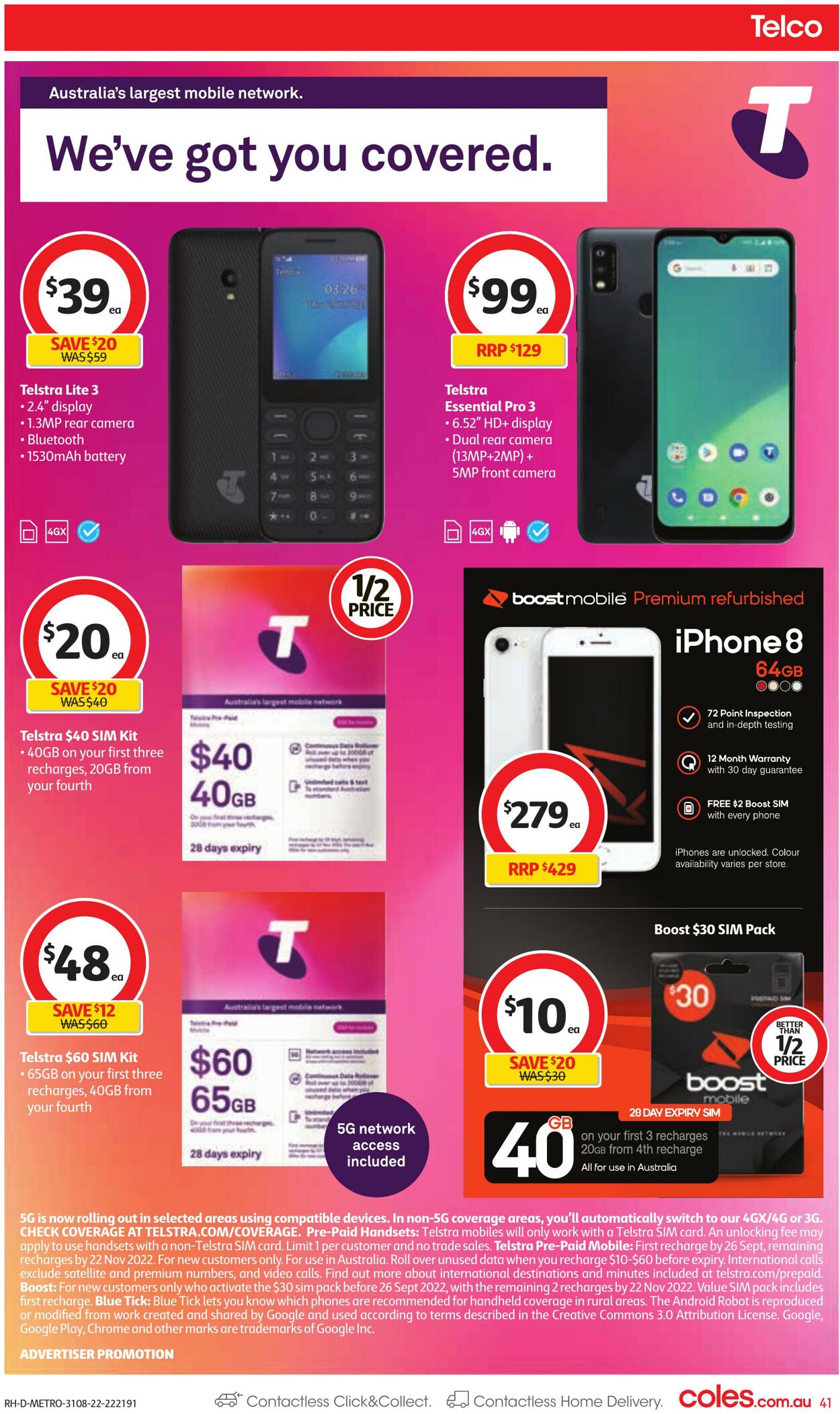 Catalogue Coles 31.08.2022 - 06.09.2022