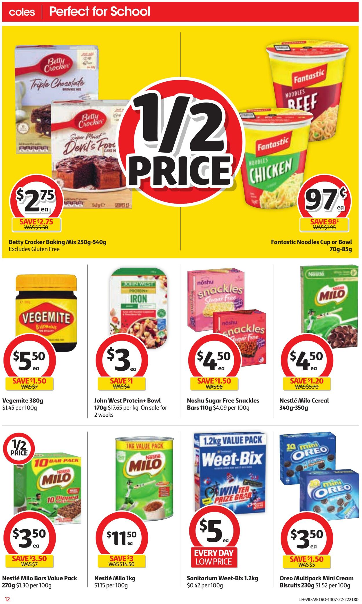 Catalogue Coles 13.07.2022 - 19.07.2022