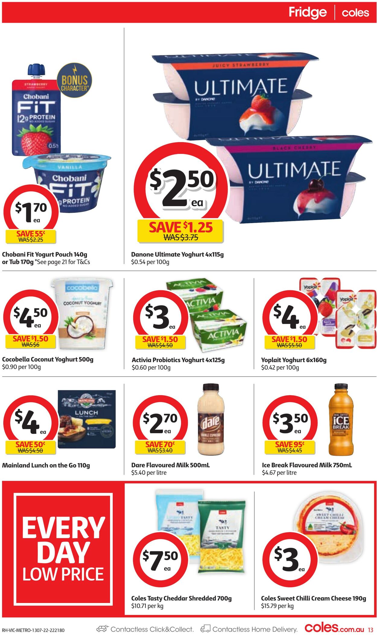 Catalogue Coles 13.07.2022 - 19.07.2022