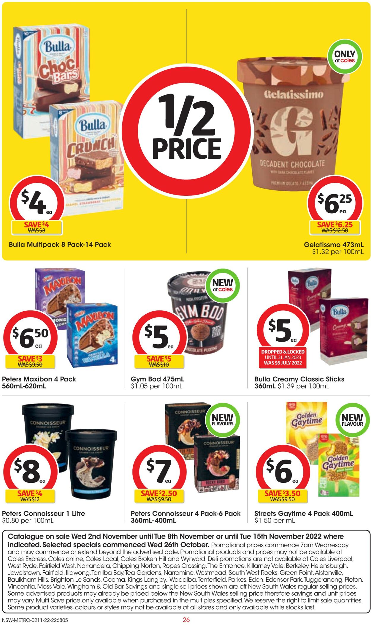 Catalogue Coles 02.11.2022 - 08.11.2022