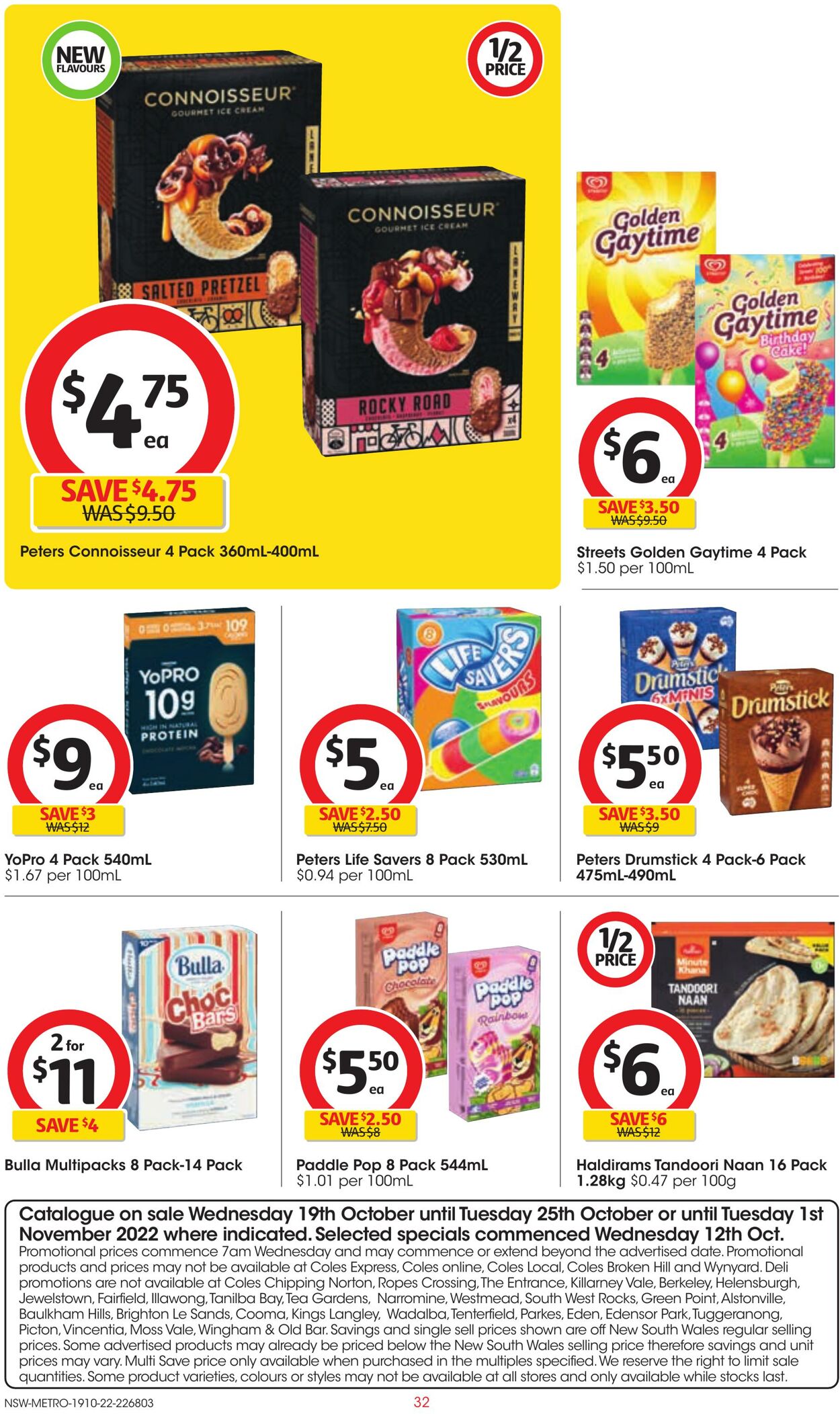 Catalogue Coles 19.10.2022 - 25.10.2022