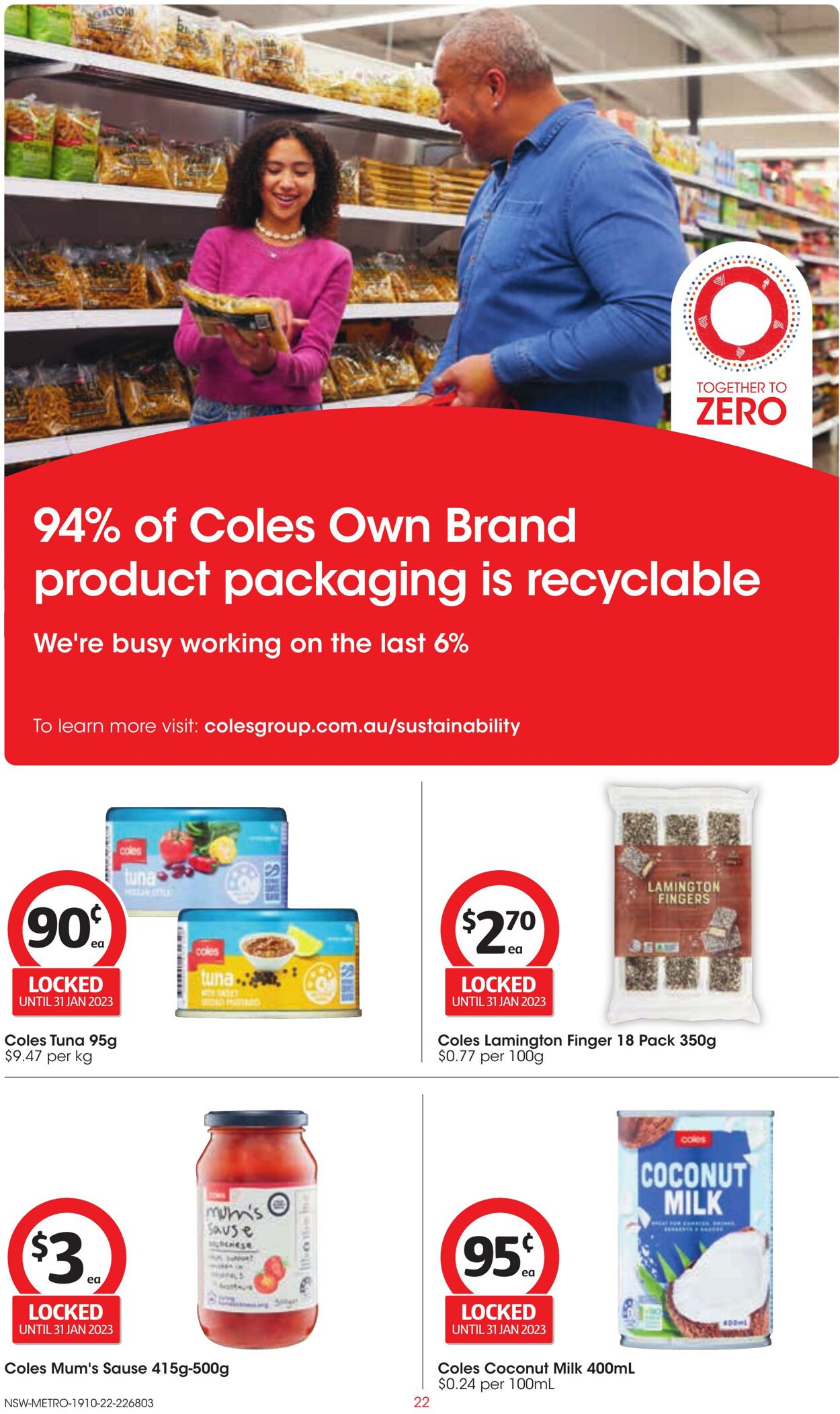 Catalogue Coles 19.10.2022 - 25.10.2022