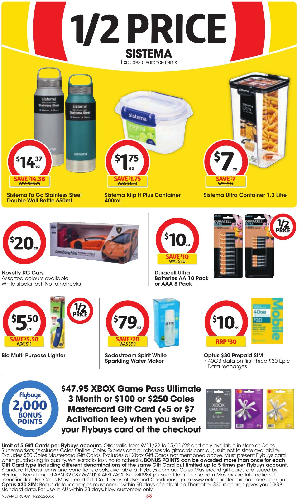 Catalogue Coles 09.11.2022 - 15.11.2022