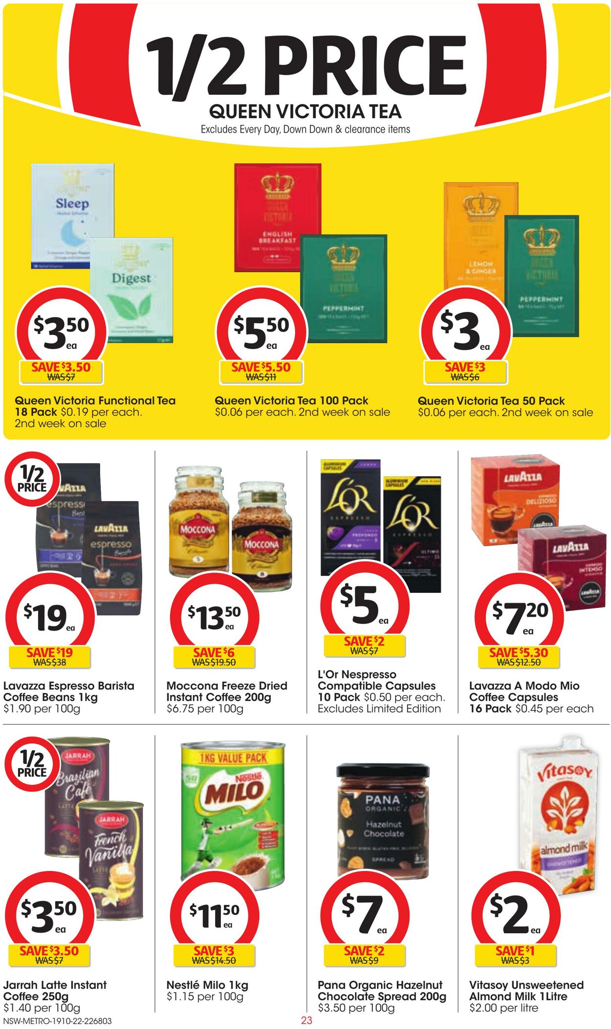 Catalogue Coles 19.10.2022 - 25.10.2022