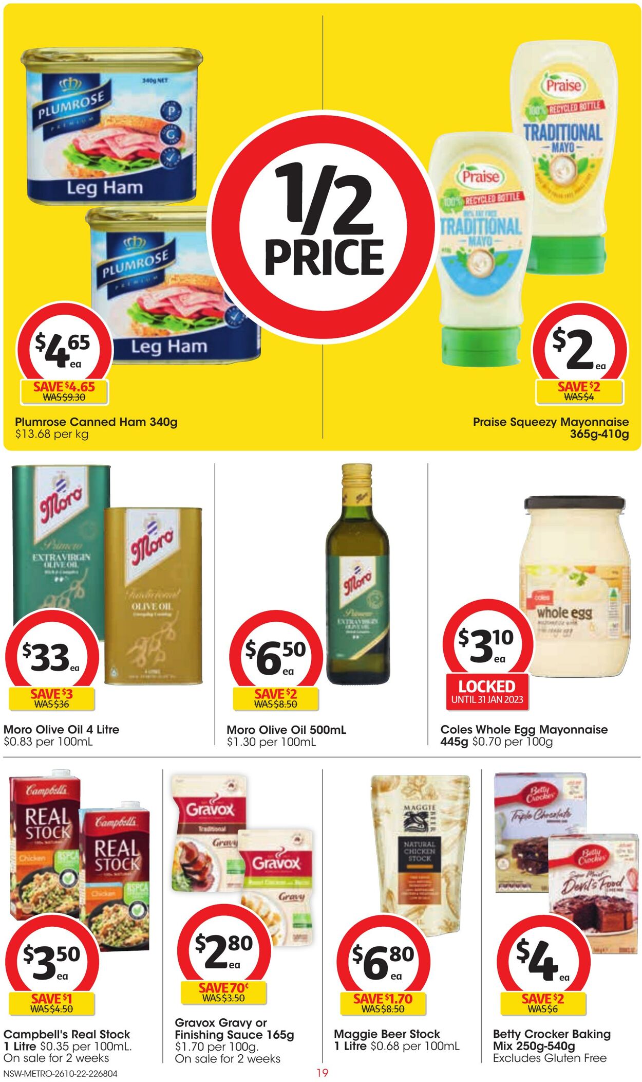 Catalogue Coles 26.10.2022 - 01.11.2022