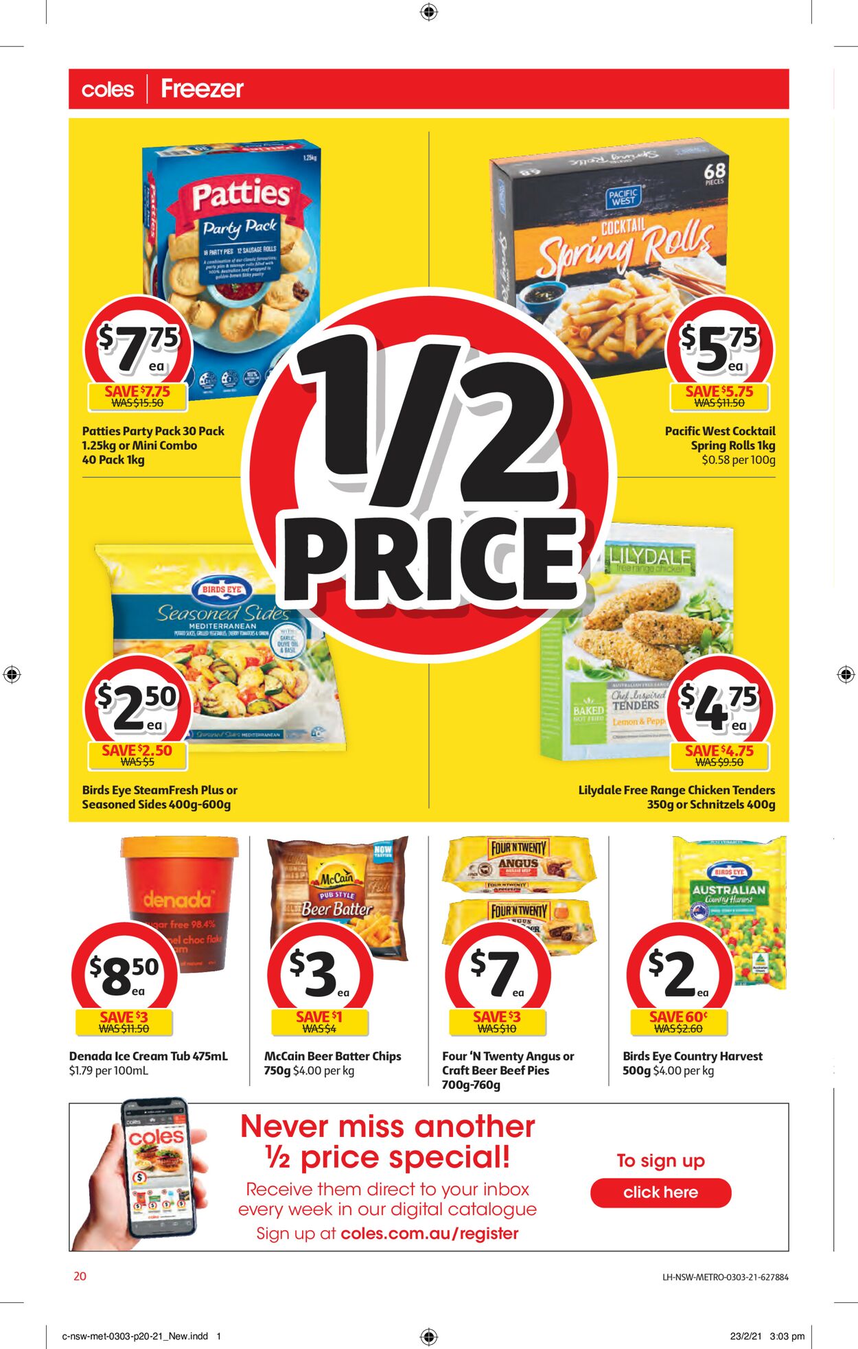 Catalogue Coles 03.03.2021 - 09.03.2021