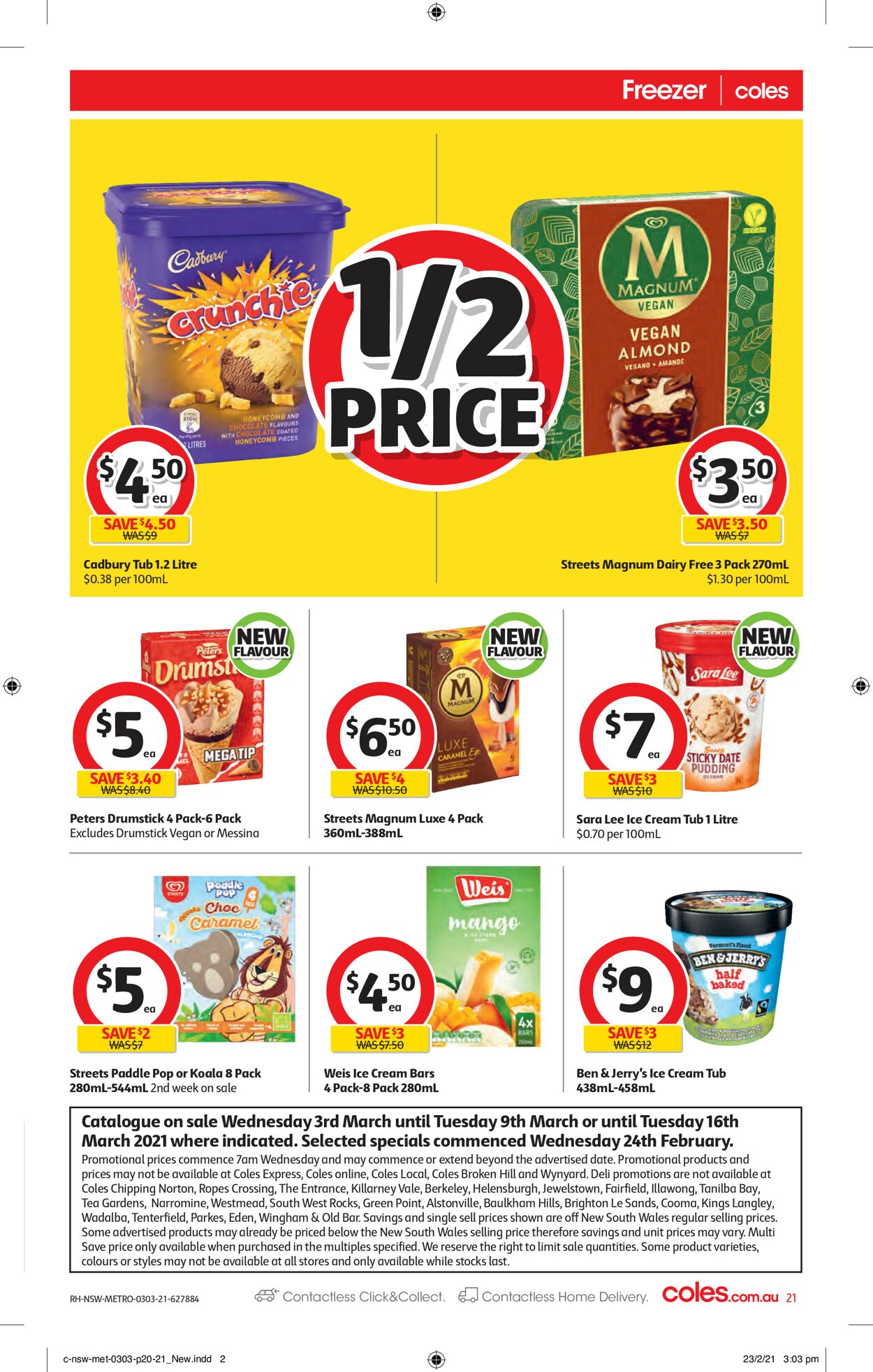 Catalogue Coles 03.03.2021 - 09.03.2021