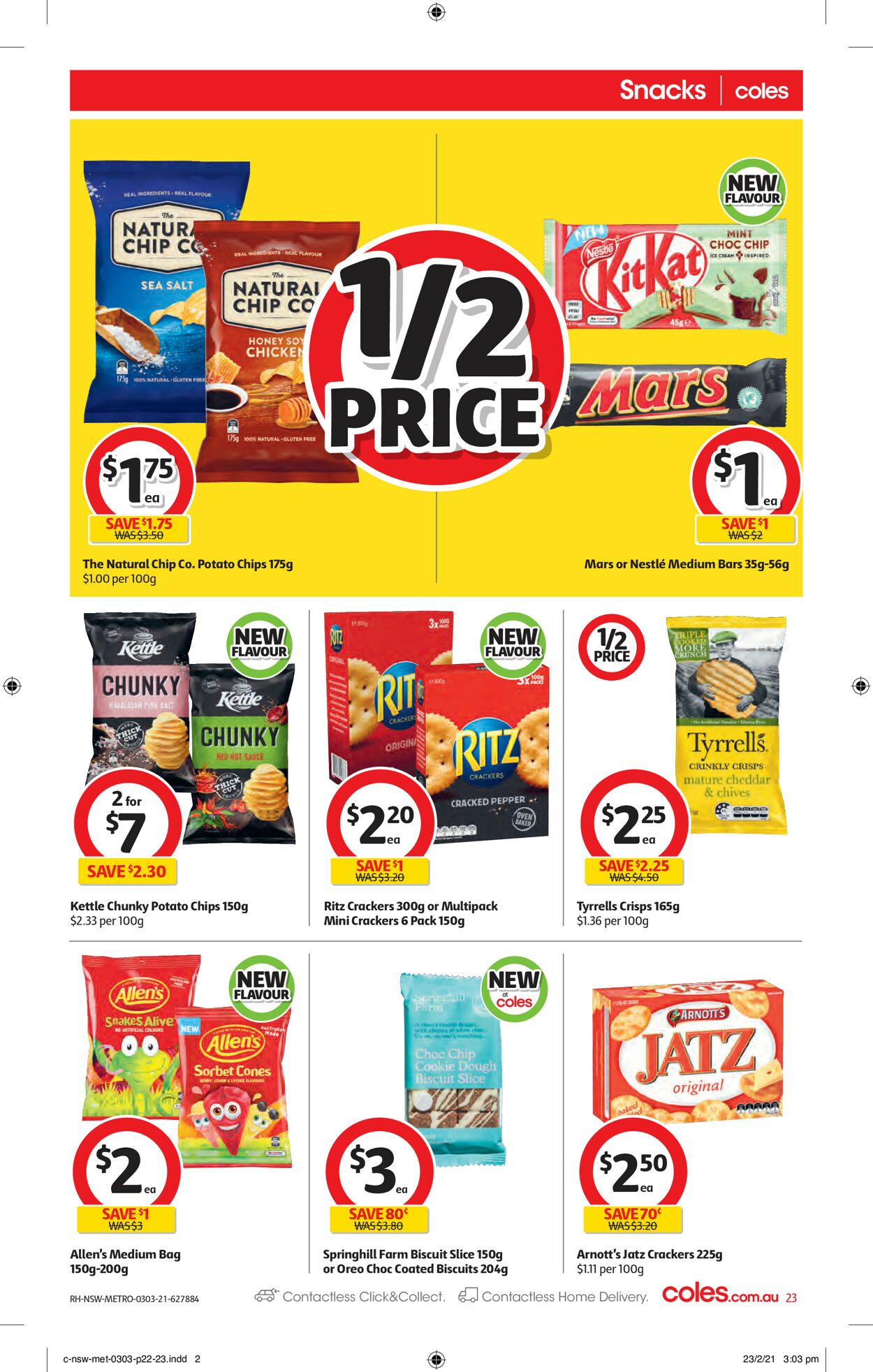 Catalogue Coles 03.03.2021 - 09.03.2021