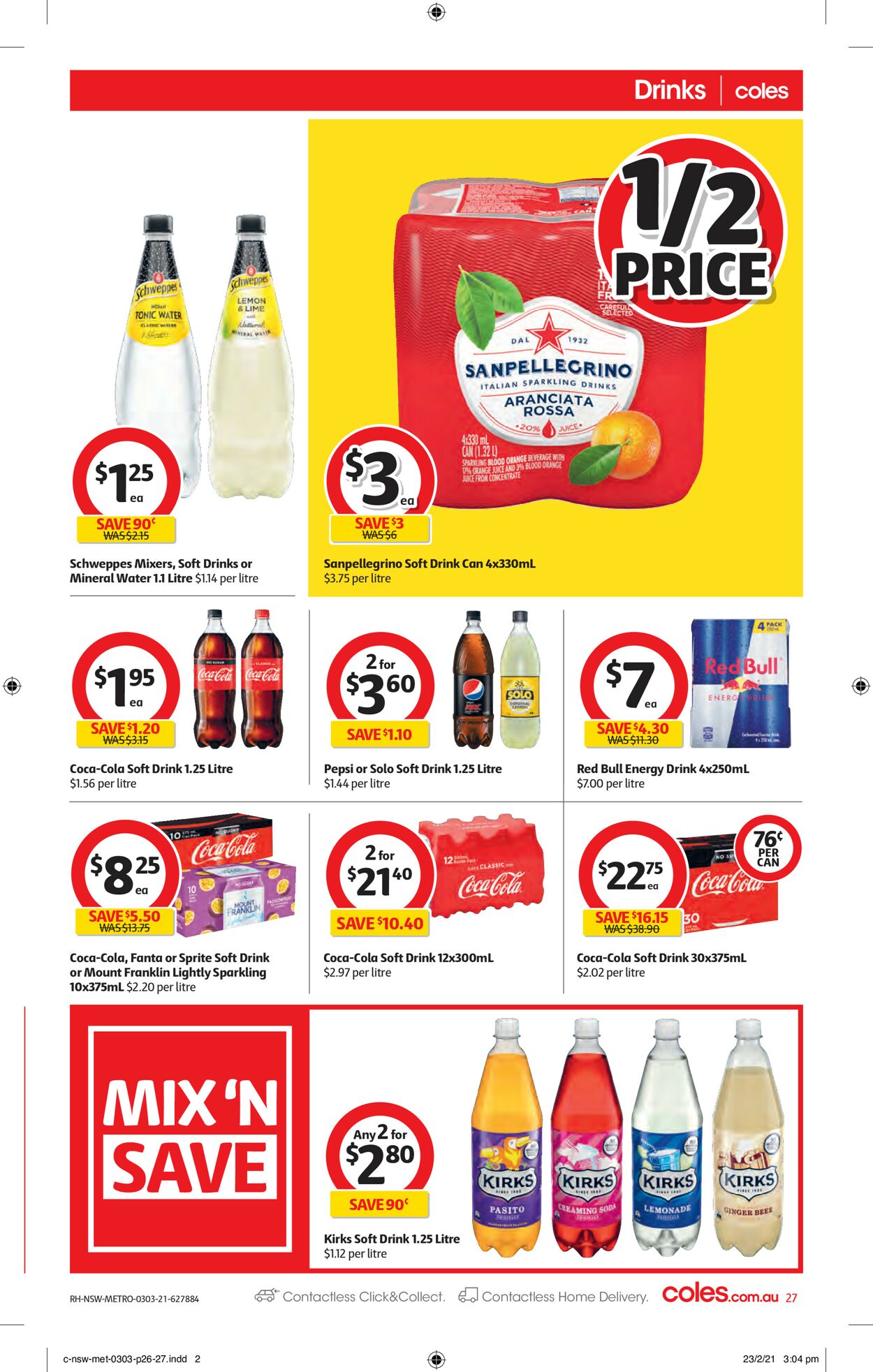 Catalogue Coles 03.03.2021 - 09.03.2021