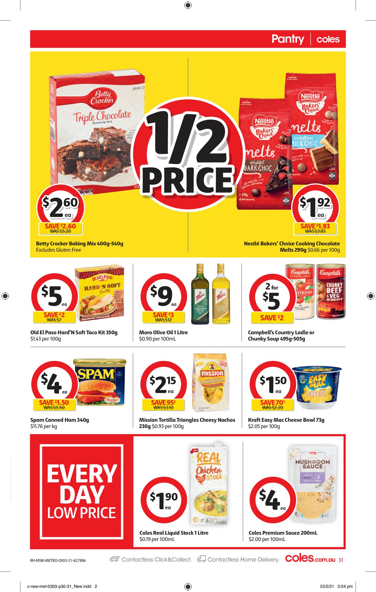 Catalogue Coles 03.03.2021 - 09.03.2021