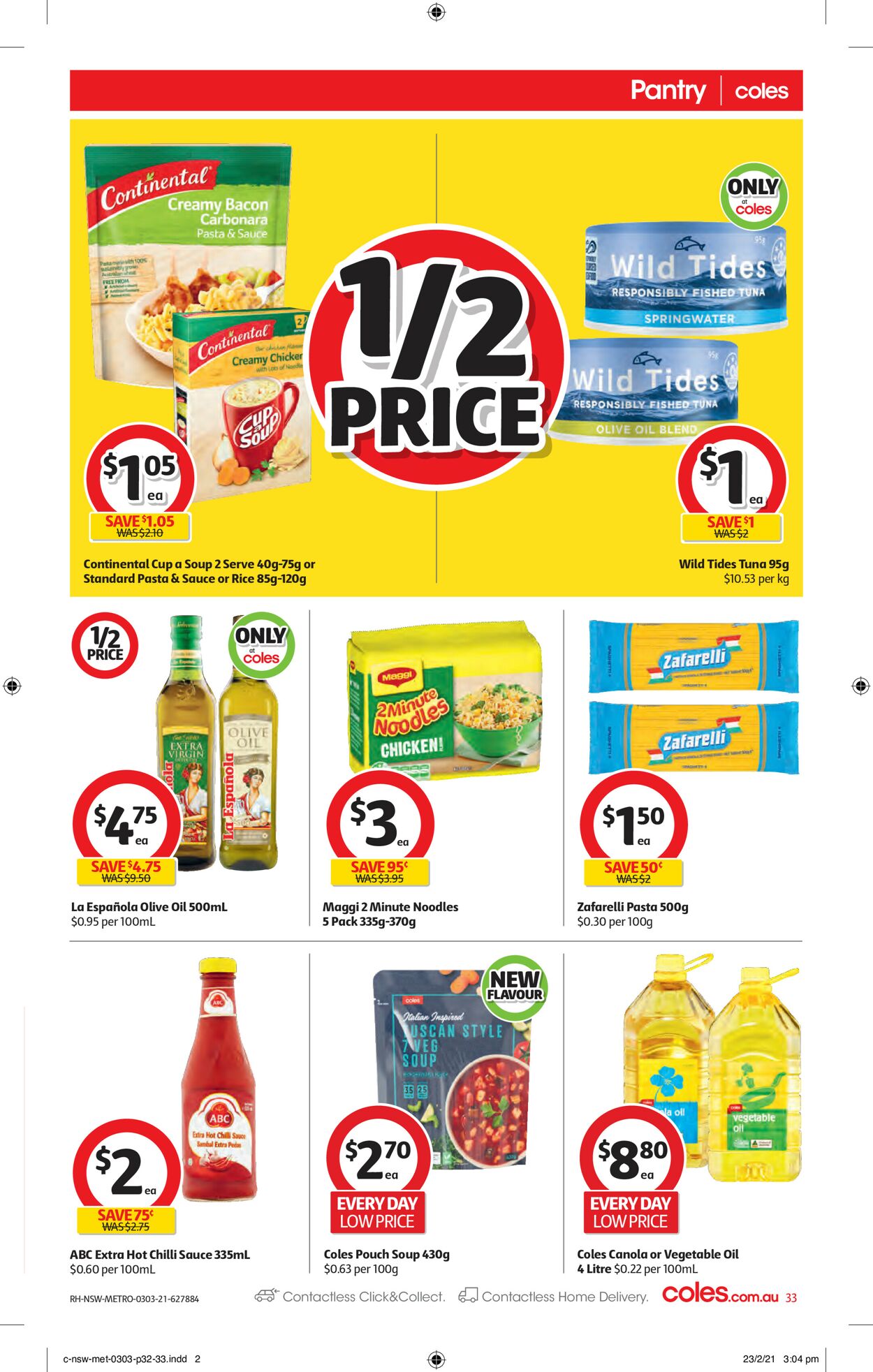 Catalogue Coles 03.03.2021 - 09.03.2021
