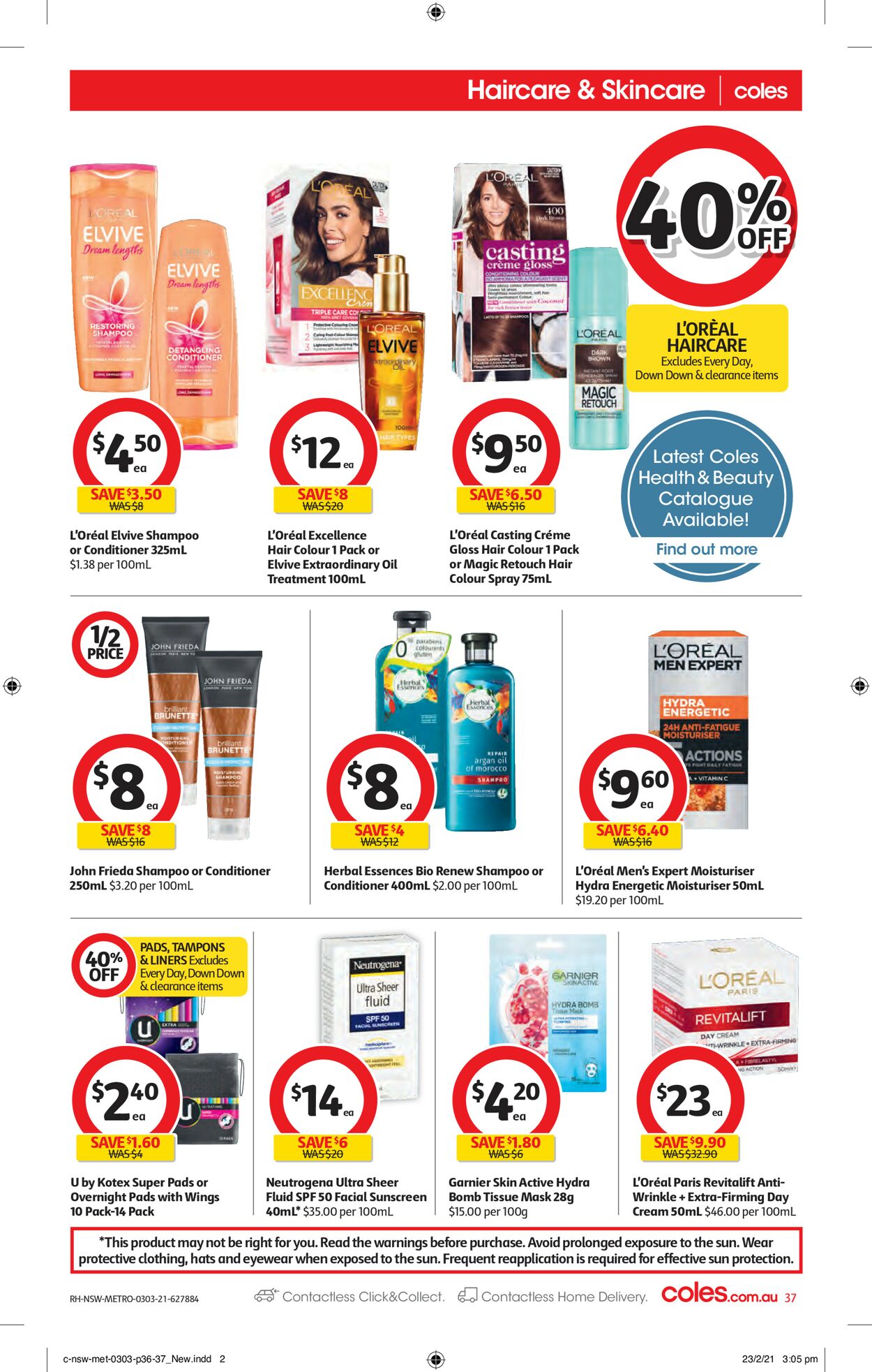 Catalogue Coles 03.03.2021 - 09.03.2021