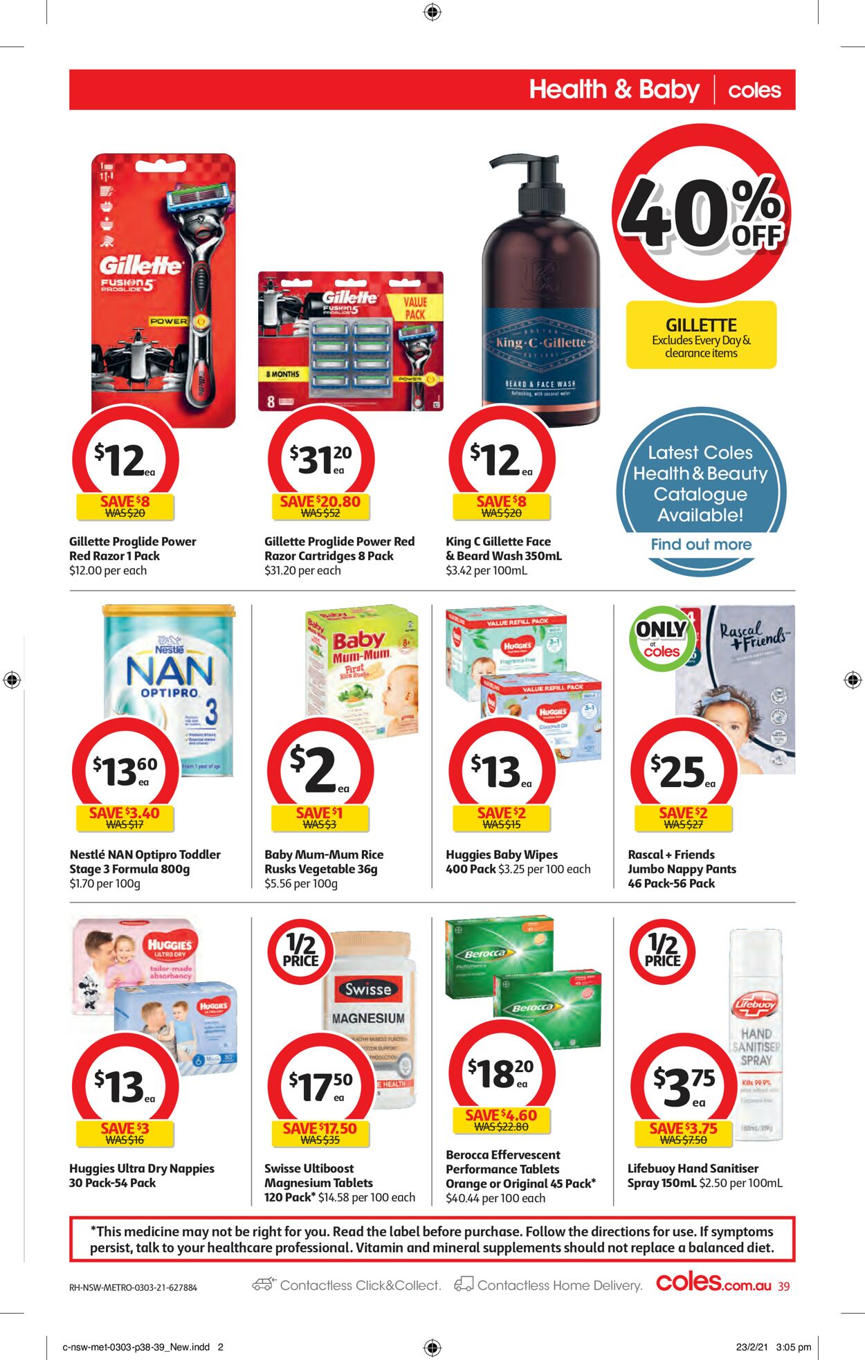 Catalogue Coles 03.03.2021 - 09.03.2021