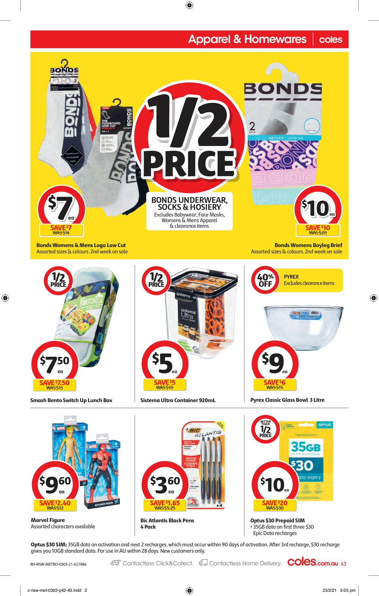 Catalogue Coles 03.03.2021 - 09.03.2021