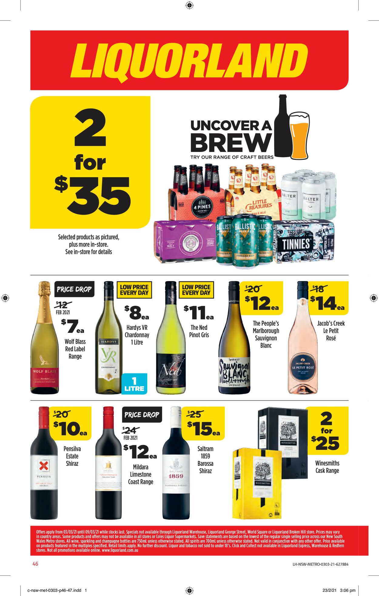 Catalogue Coles 03.03.2021 - 09.03.2021