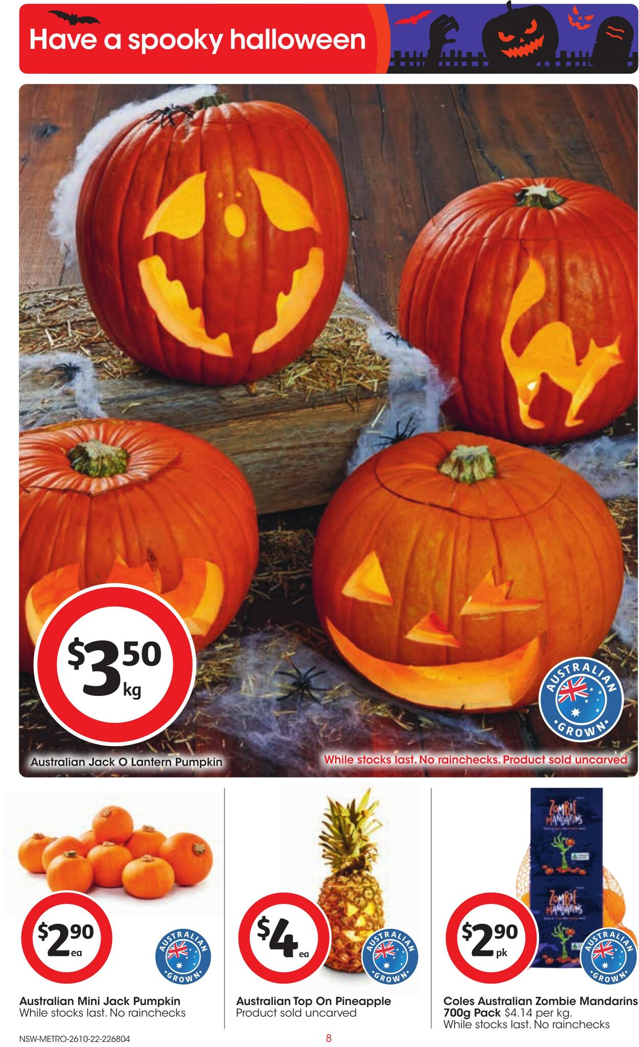 Catalogue Coles 26.10.2022 - 01.11.2022