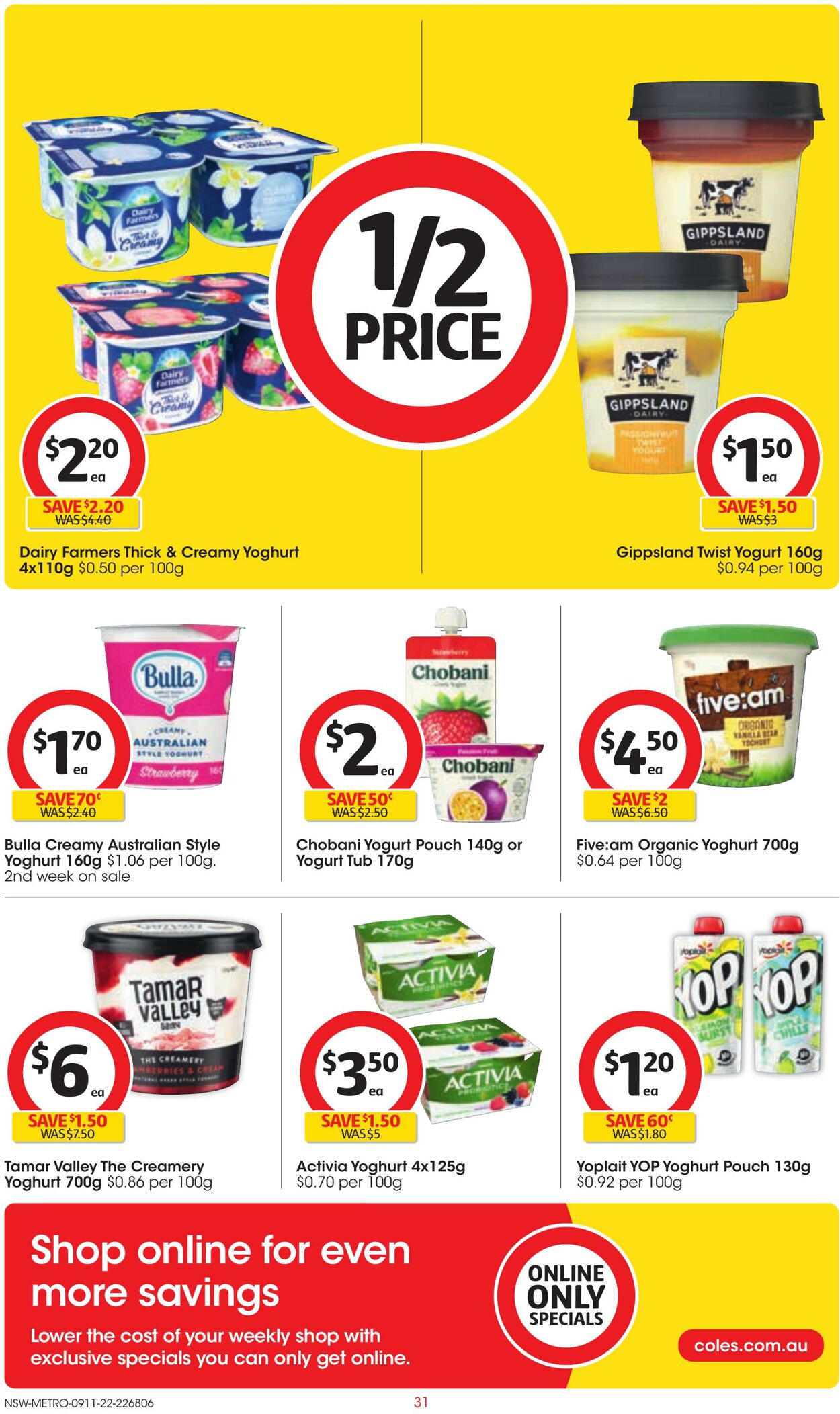 Catalogue Coles 09.11.2022 - 15.11.2022