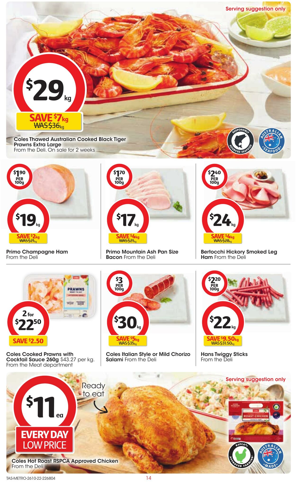 Catalogue Coles 26.10.2022 - 01.11.2022