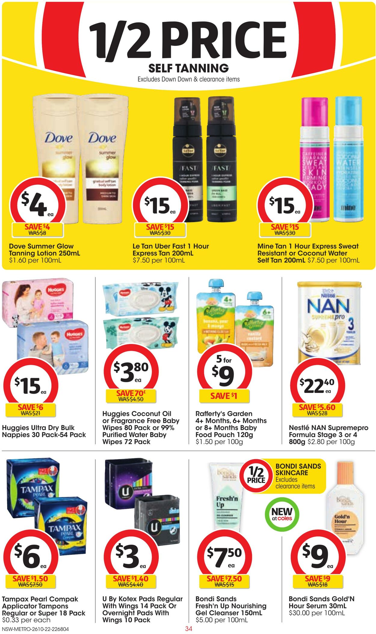 Catalogue Coles 26.10.2022 - 01.11.2022