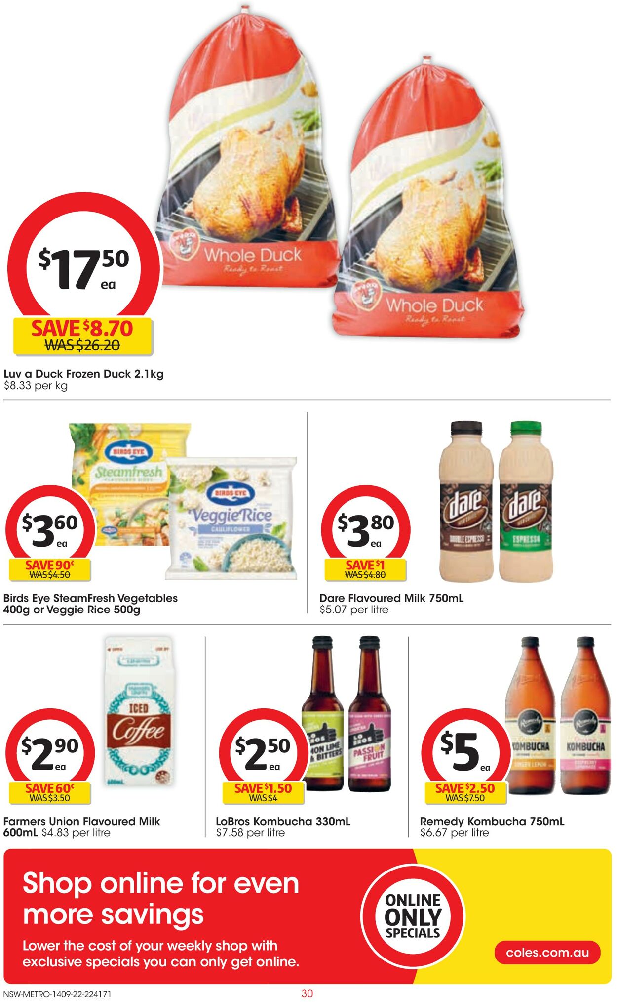 Catalogue Coles 14.09.2022 - 20.09.2022