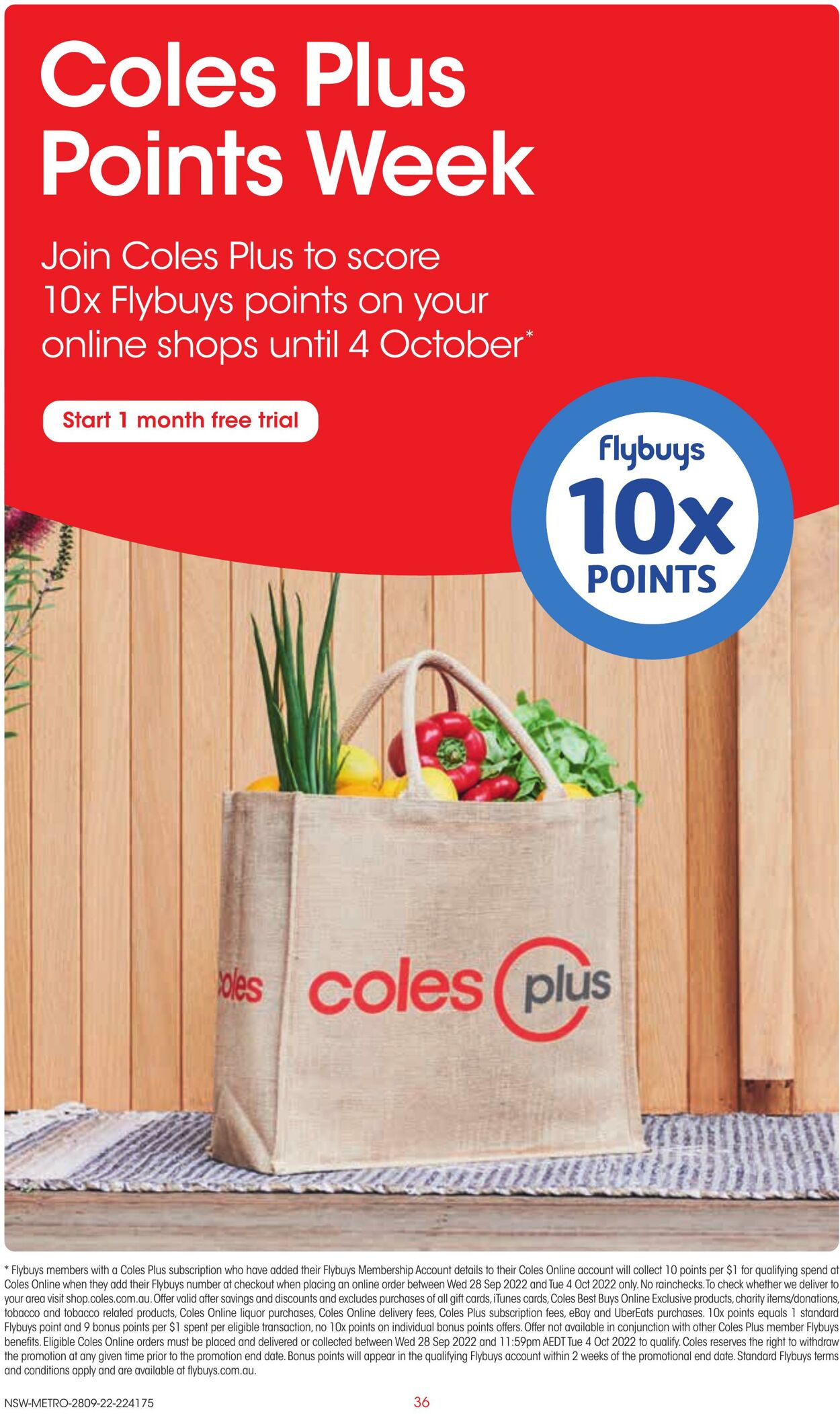 Catalogue Coles 28.09.2022 - 04.10.2022