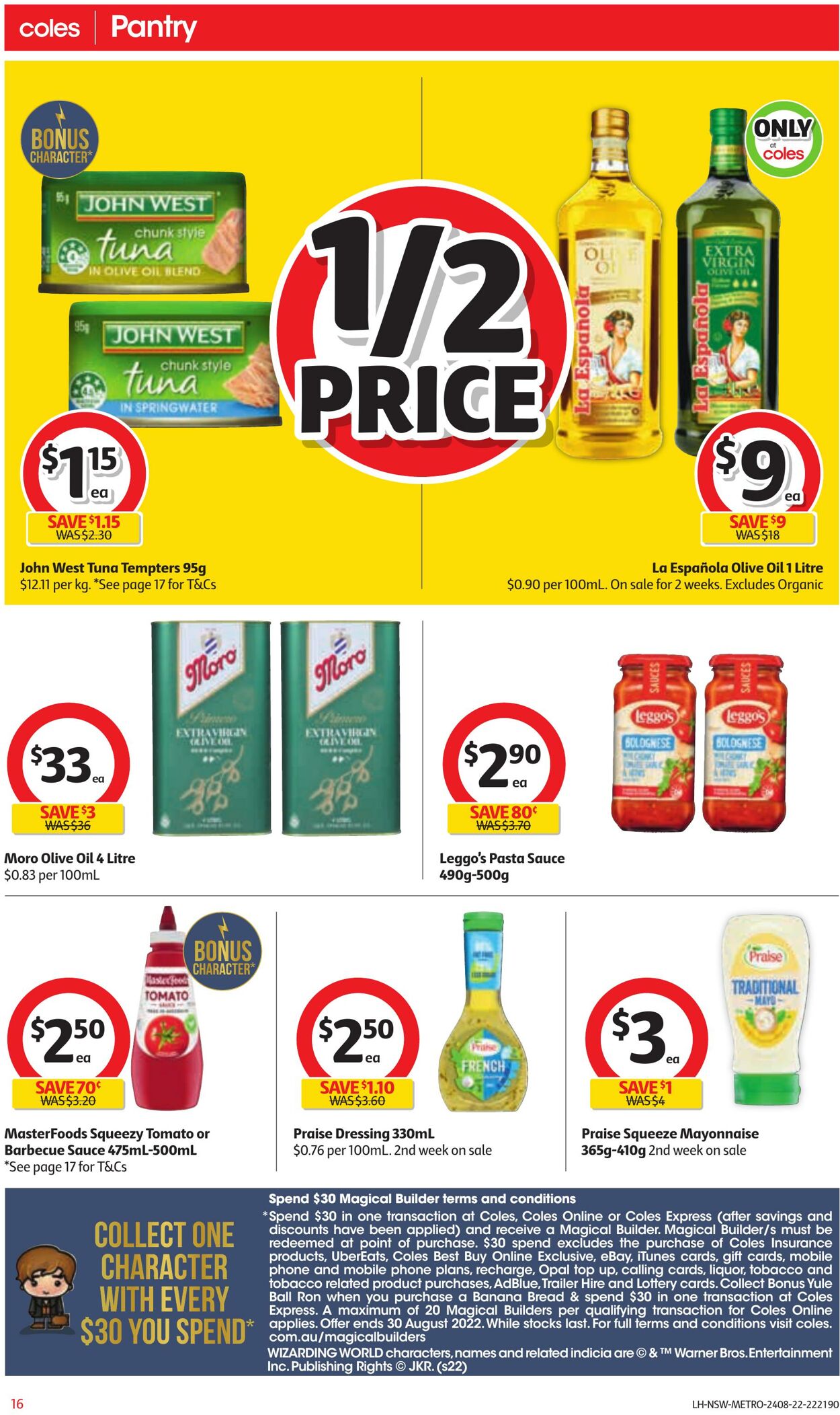 Catalogue Coles 24.08.2022 - 30.08.2022