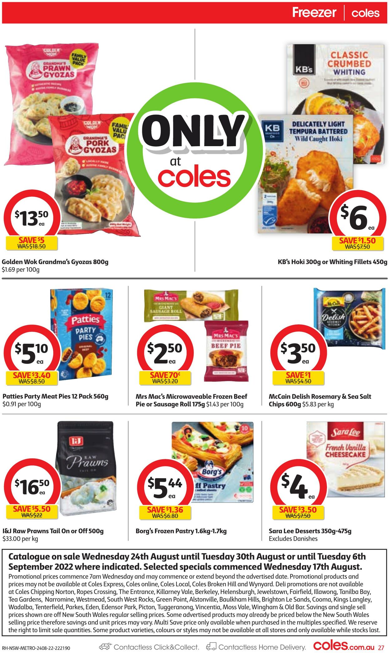 Catalogue Coles 24.08.2022 - 30.08.2022