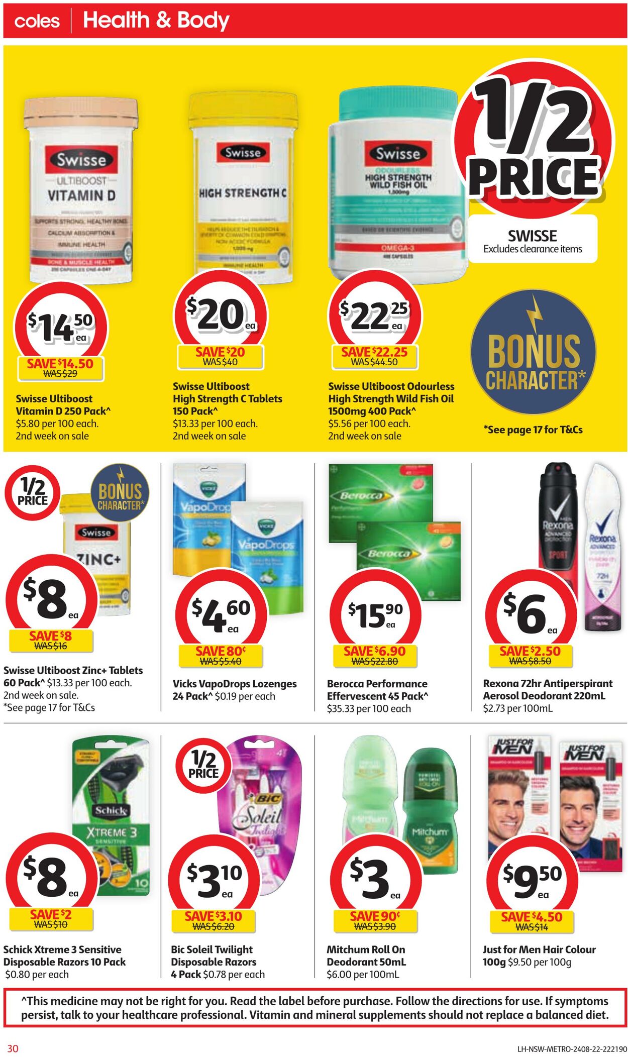 Catalogue Coles 24.08.2022 - 30.08.2022