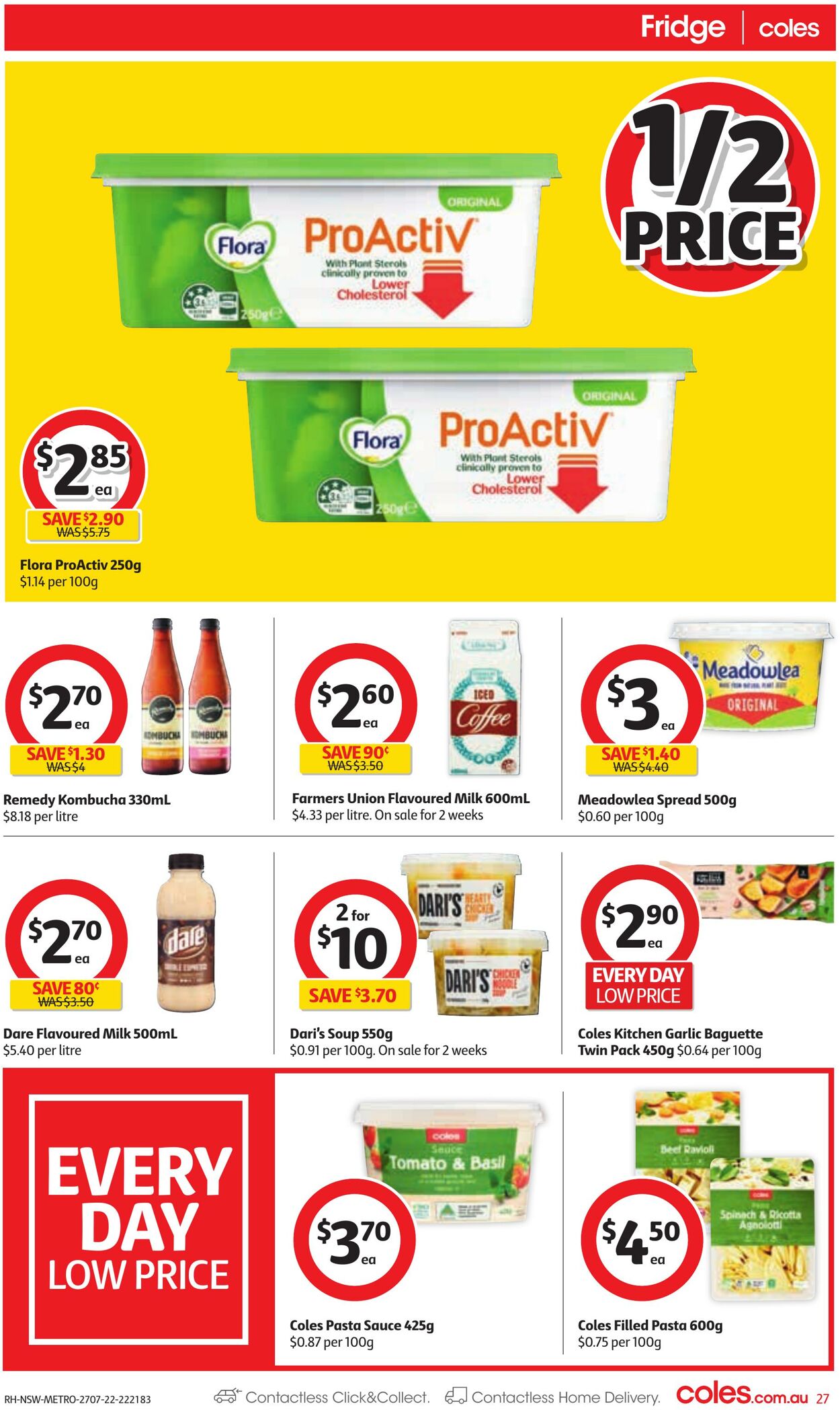 Catalogue Coles 27.07.2022 - 02.08.2022