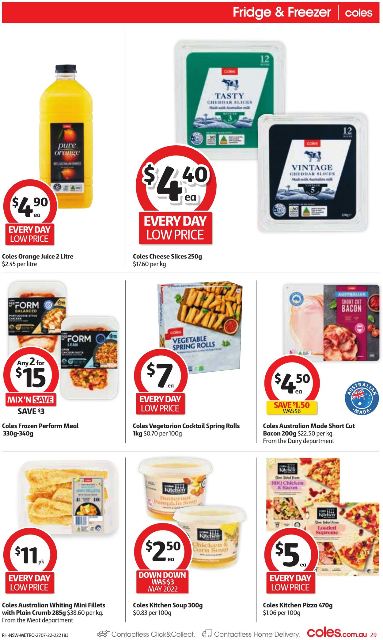 Catalogue Coles 27.07.2022 - 02.08.2022