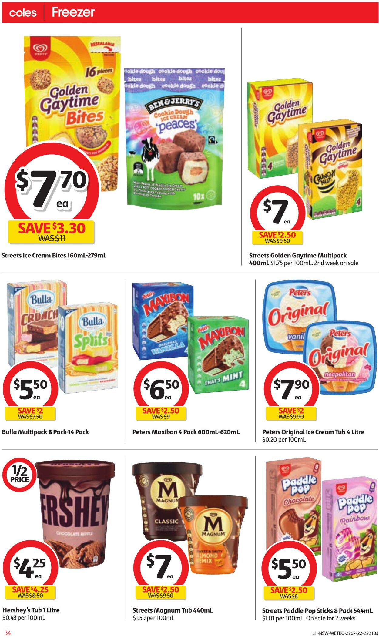 Catalogue Coles 27.07.2022 - 02.08.2022