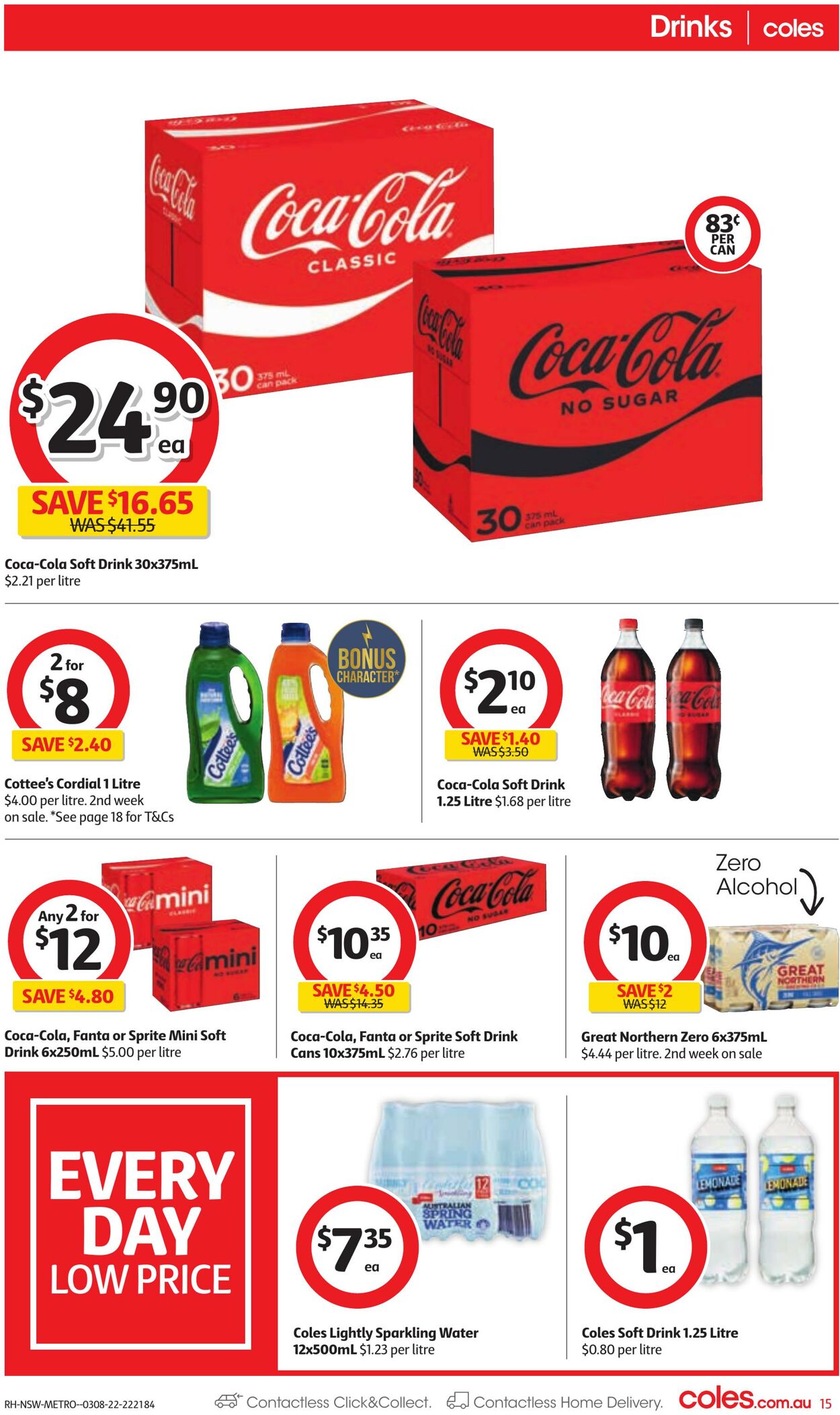 Catalogue Coles 03.08.2022 - 09.08.2022