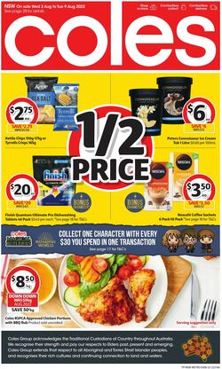 global.promotion Coles 03.08.2022-09.08.2022